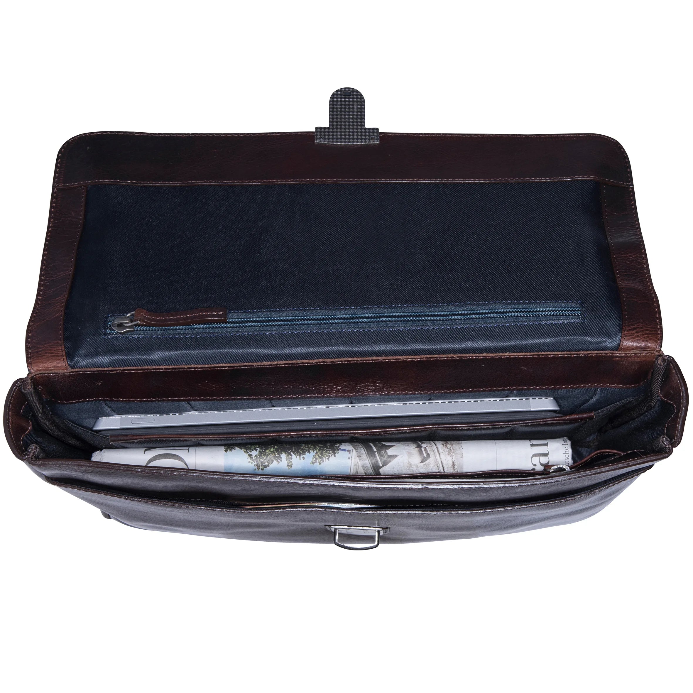 Leonhard Heyden Roma briefcase 38 cm - black