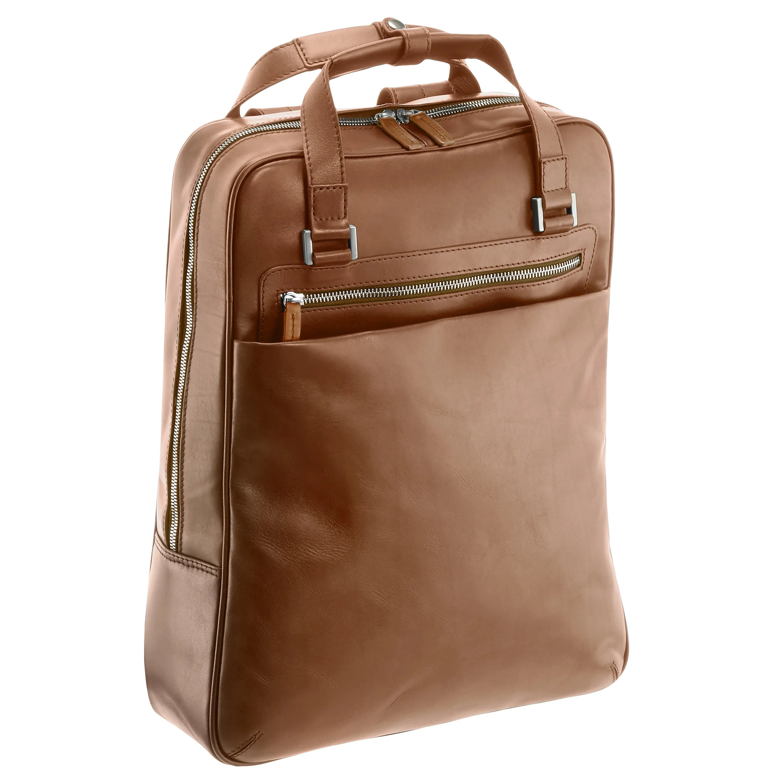 Leonhard Heyden Chicago short handle bag 42 cm - brown