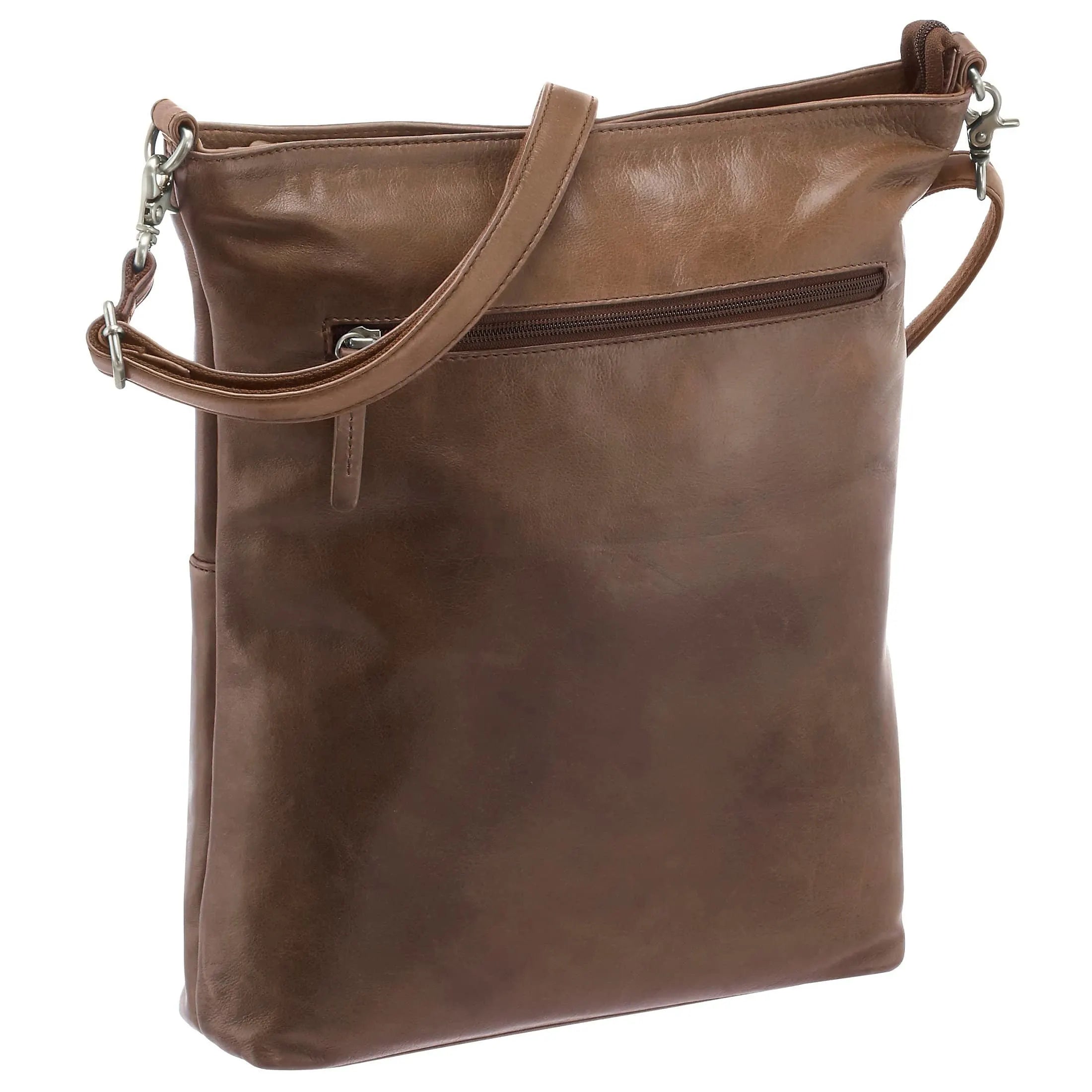 Leonhard Heyden Stockholm shoulder bag 37 cm - brown