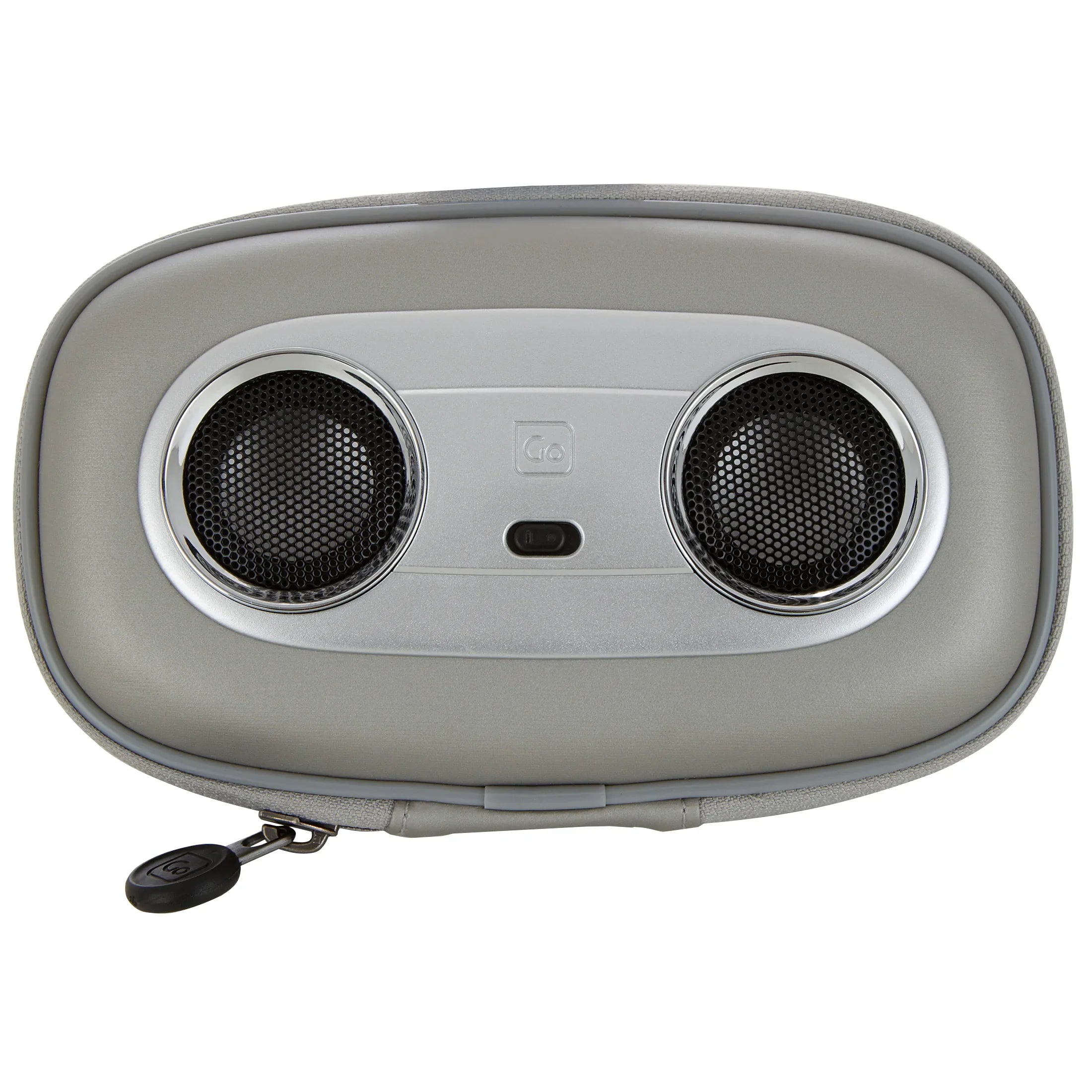 Design Go travel accessories speaker case retro speaker housing - silver