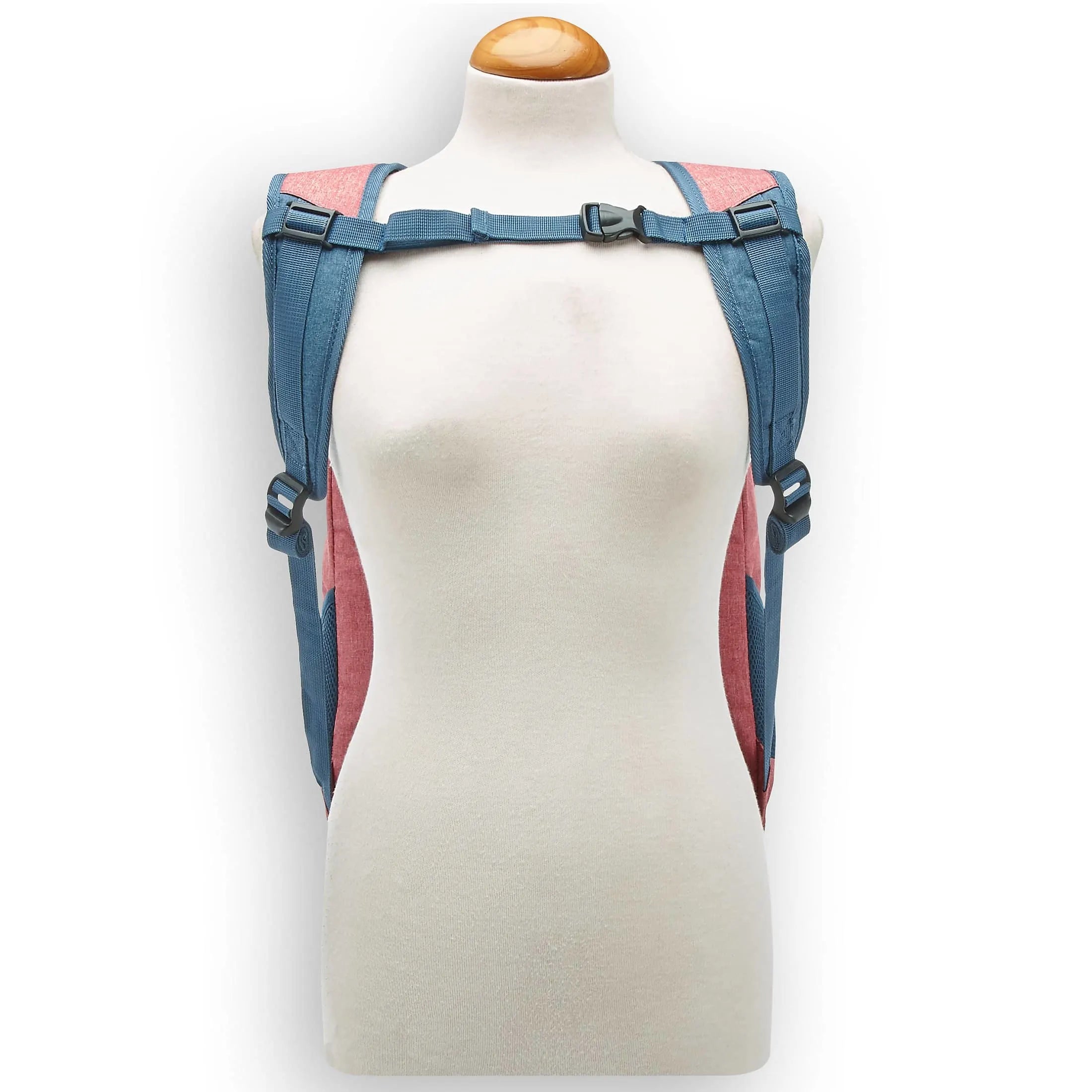 Travelite Basics Backpack Melagne 45 cm - pink-grey