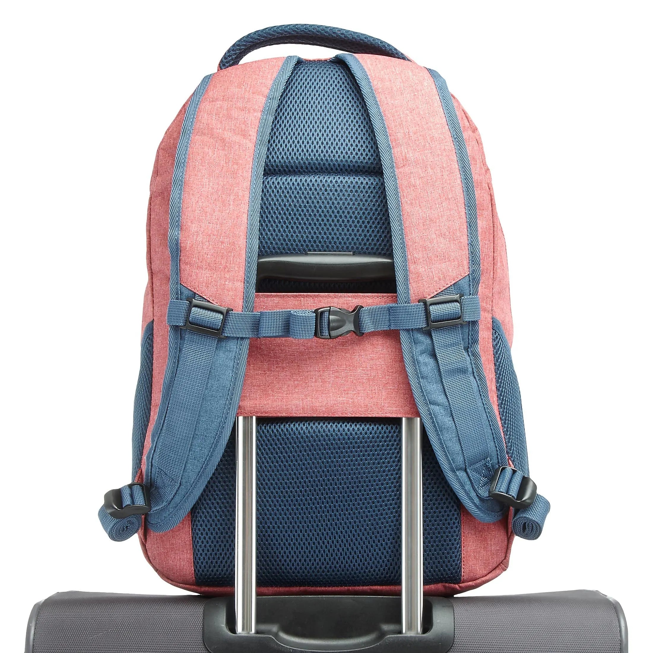 Travelite Basics Backpack Melagne 45 cm - pink-grey