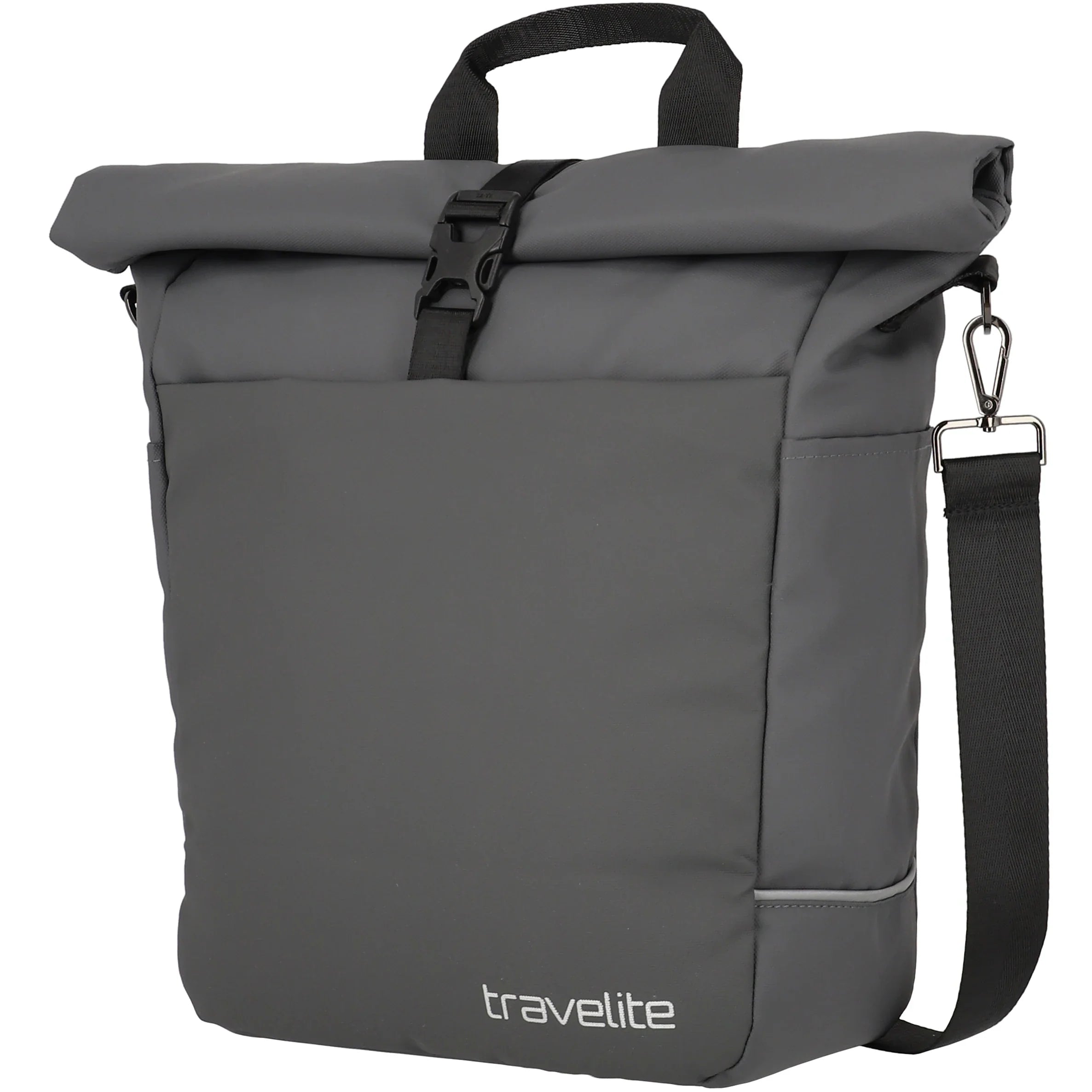 Travelite Basics tarpaulin shoulder bike bag 40 cm - anthracite