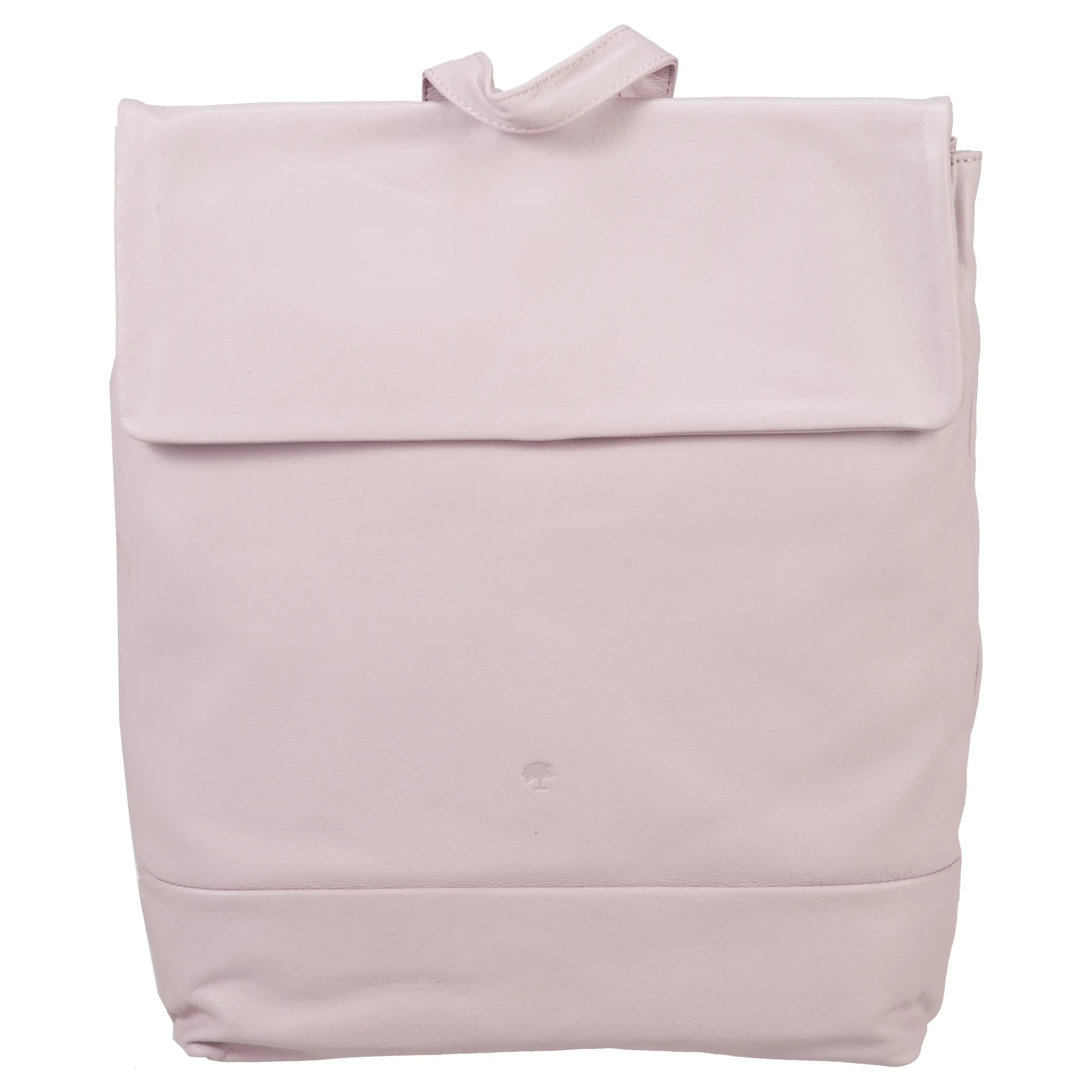 koffer-direkt.de Prato leather backpack 34 cm - lavenda