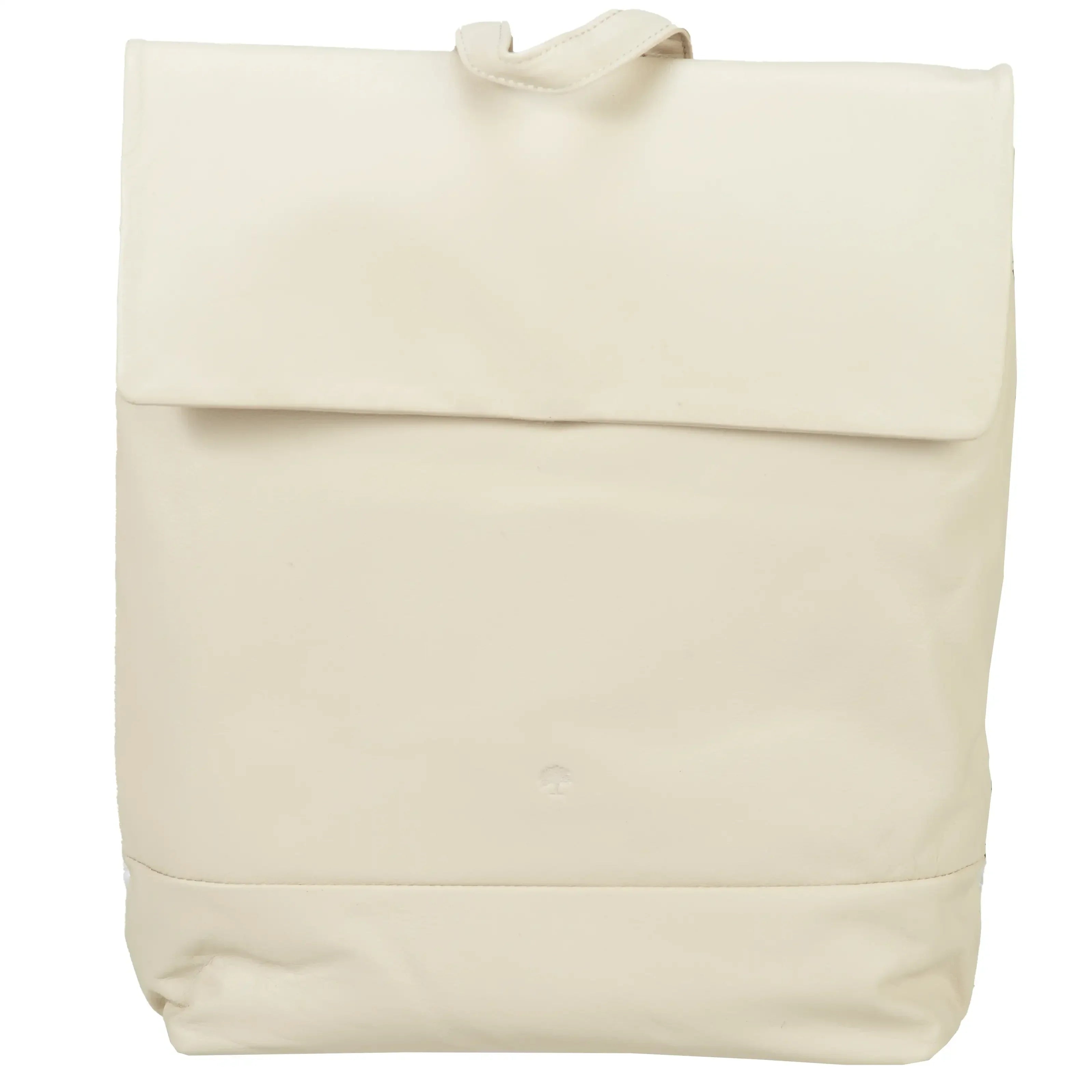 koffer-direkt.de Prato leather backpack 34 cm - light beige
