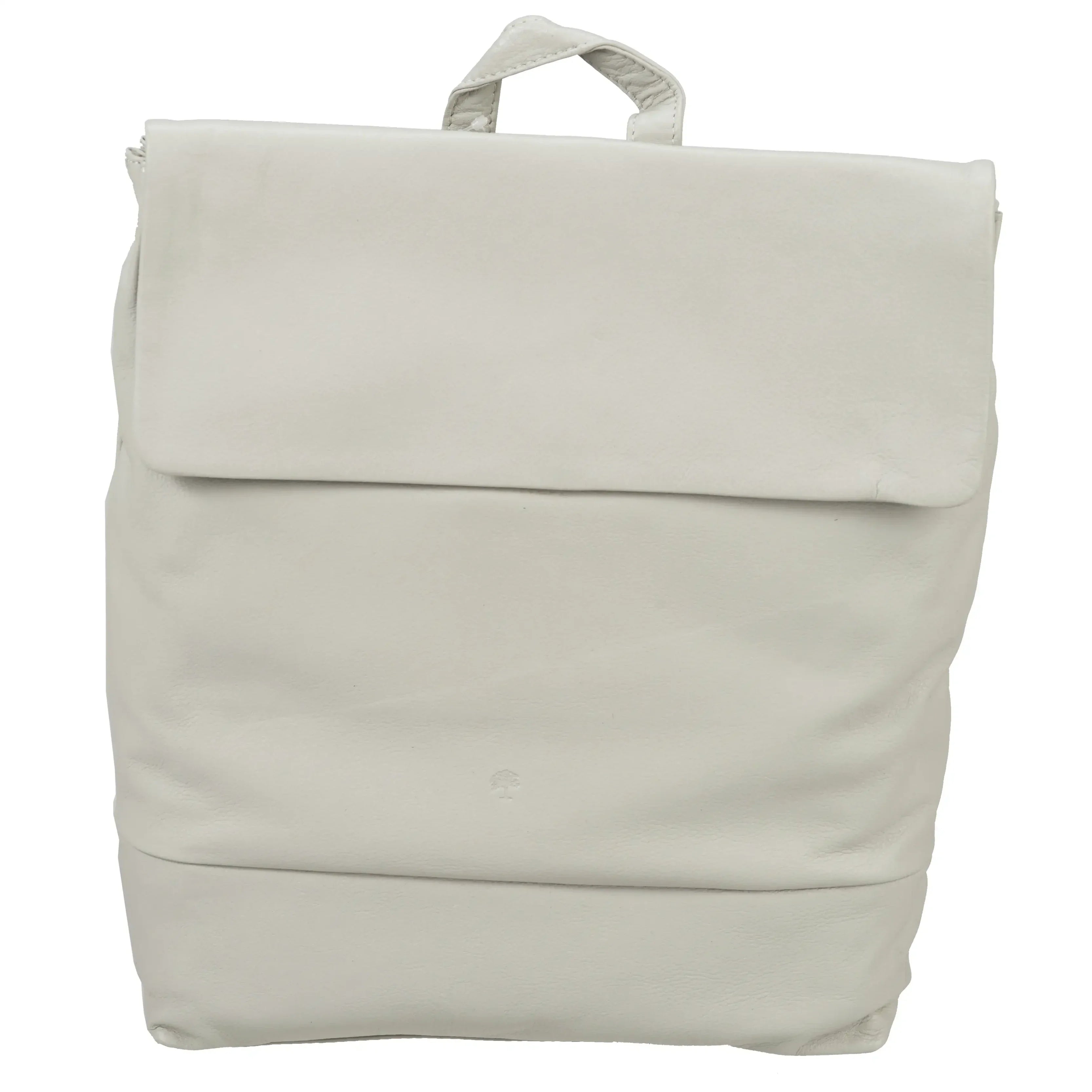 koffer-direkt.de Prato leather backpack 34 cm - light gray