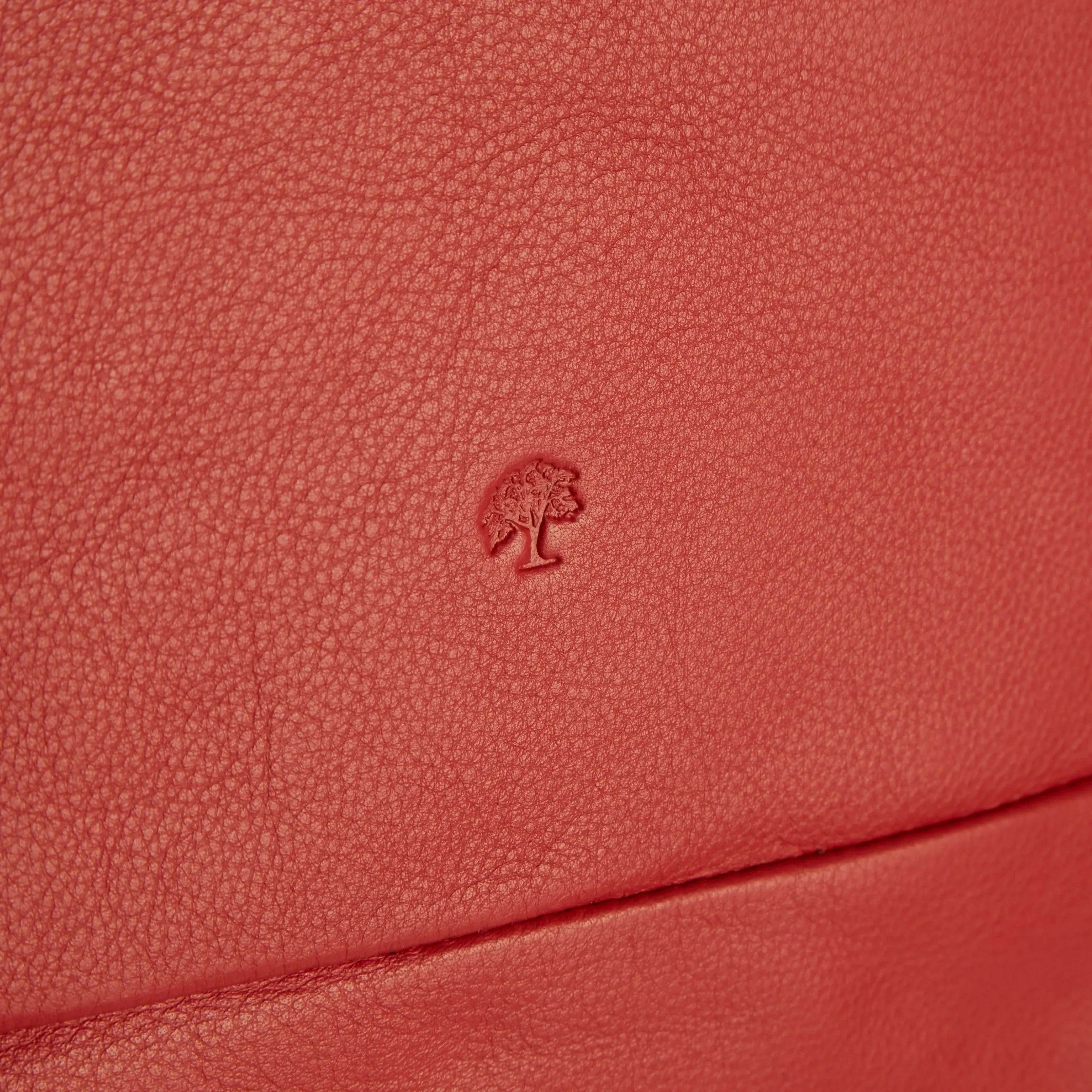 koffer-direkt.de Prato leather backpack 34 cm - light gray