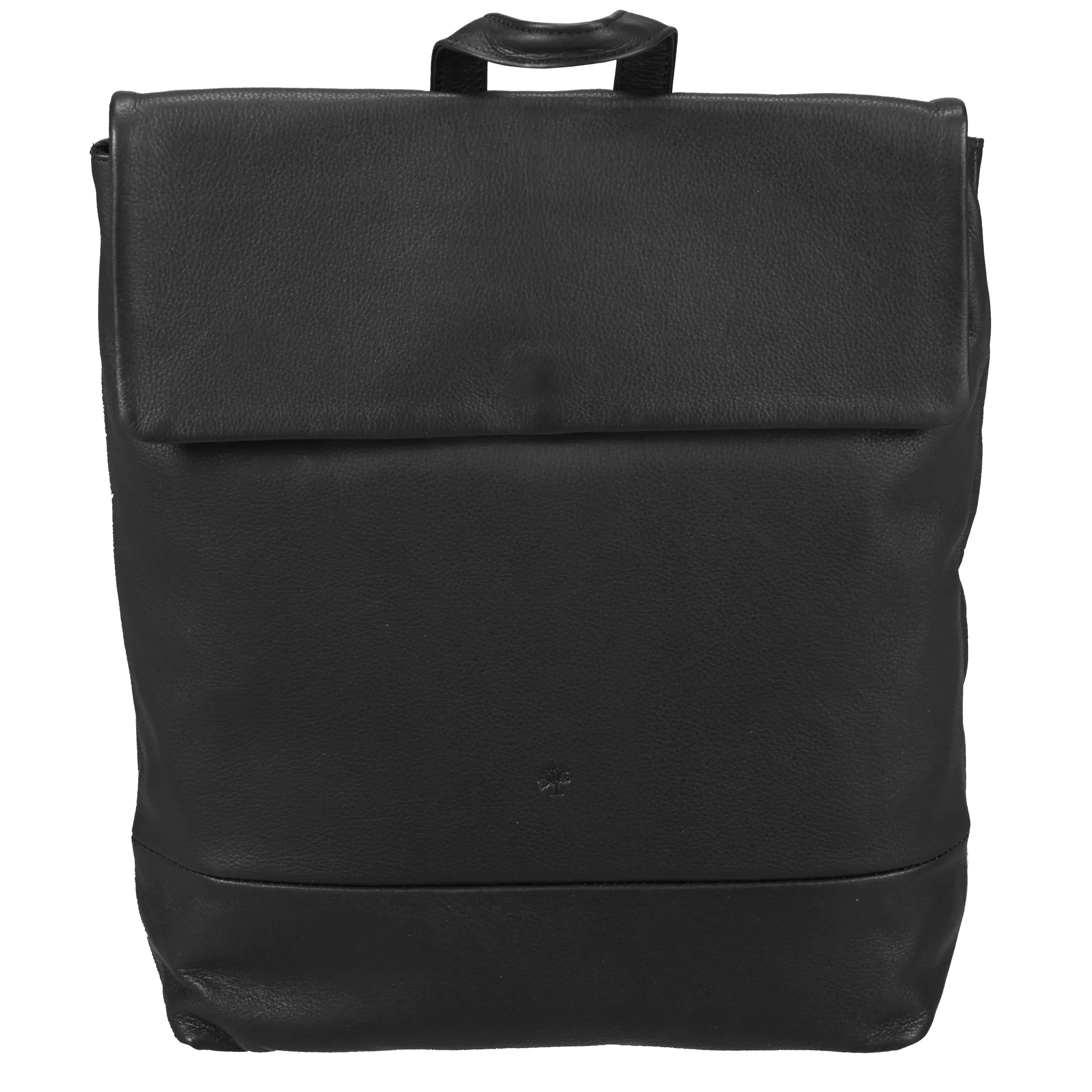 koffer-direkt.de Prato leather backpack 34 cm - black