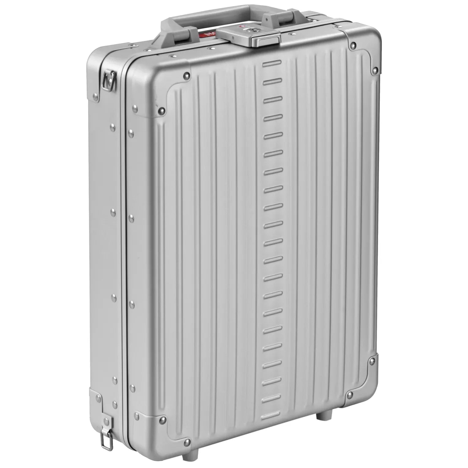 Aleon Vertical Aluminum Briefcase 42 cm - Platinum