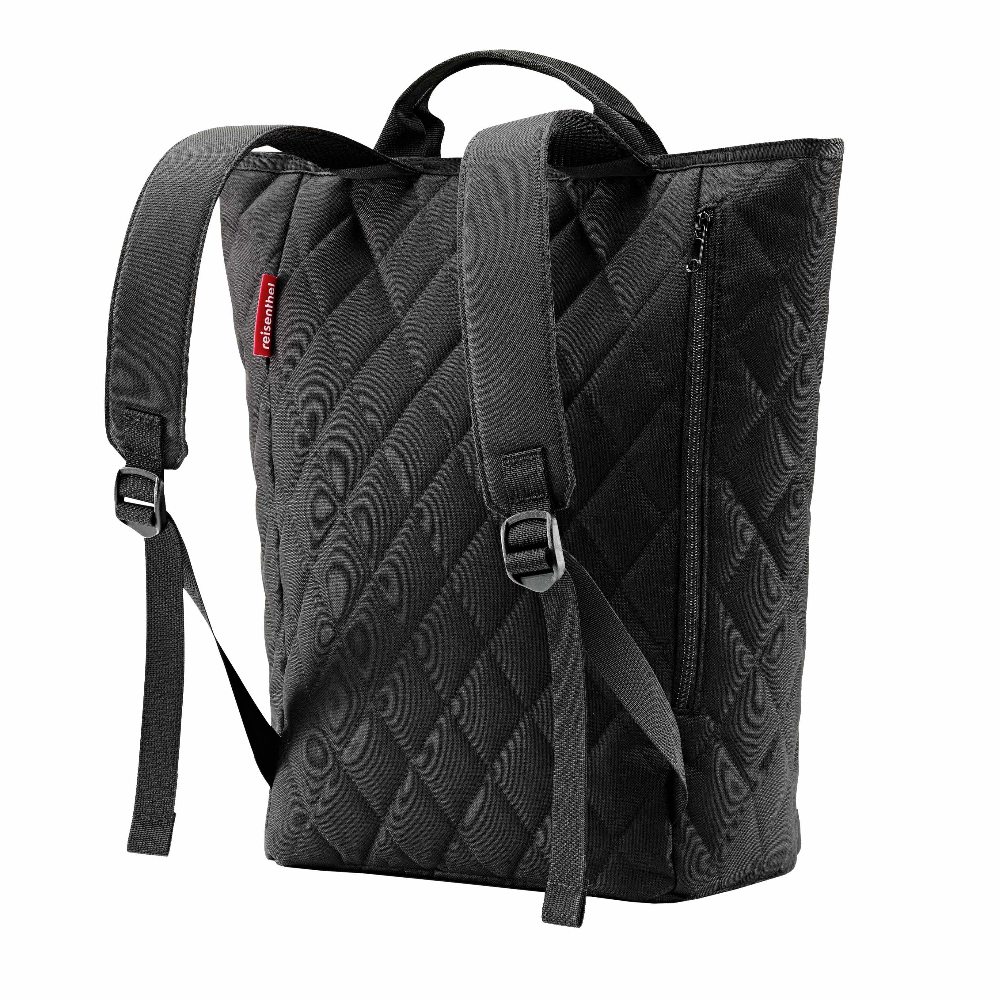 Reisenthel Rhombus Shopper-Backpack 45 cm - Black