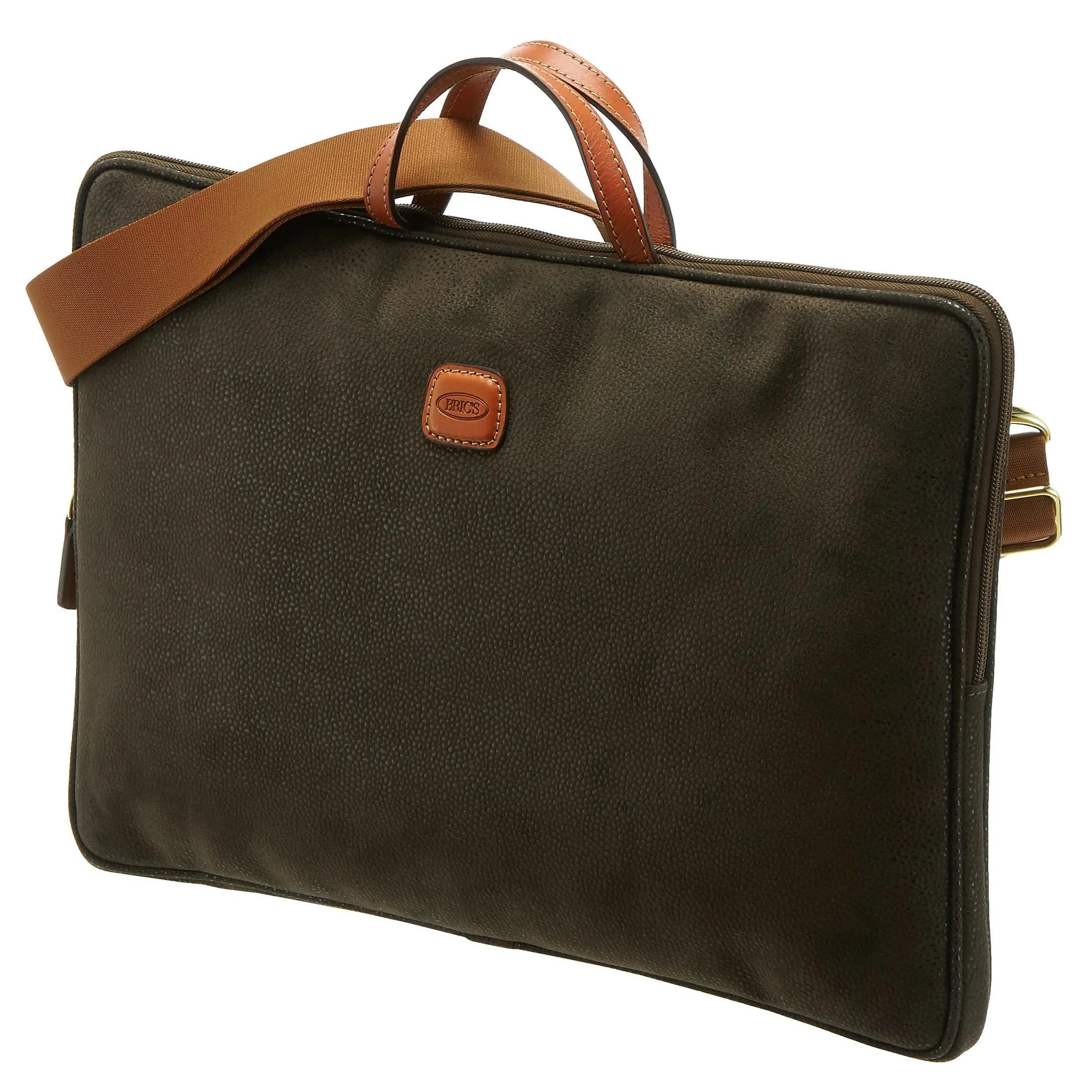 Brics Life briefcase 42 cm - olive