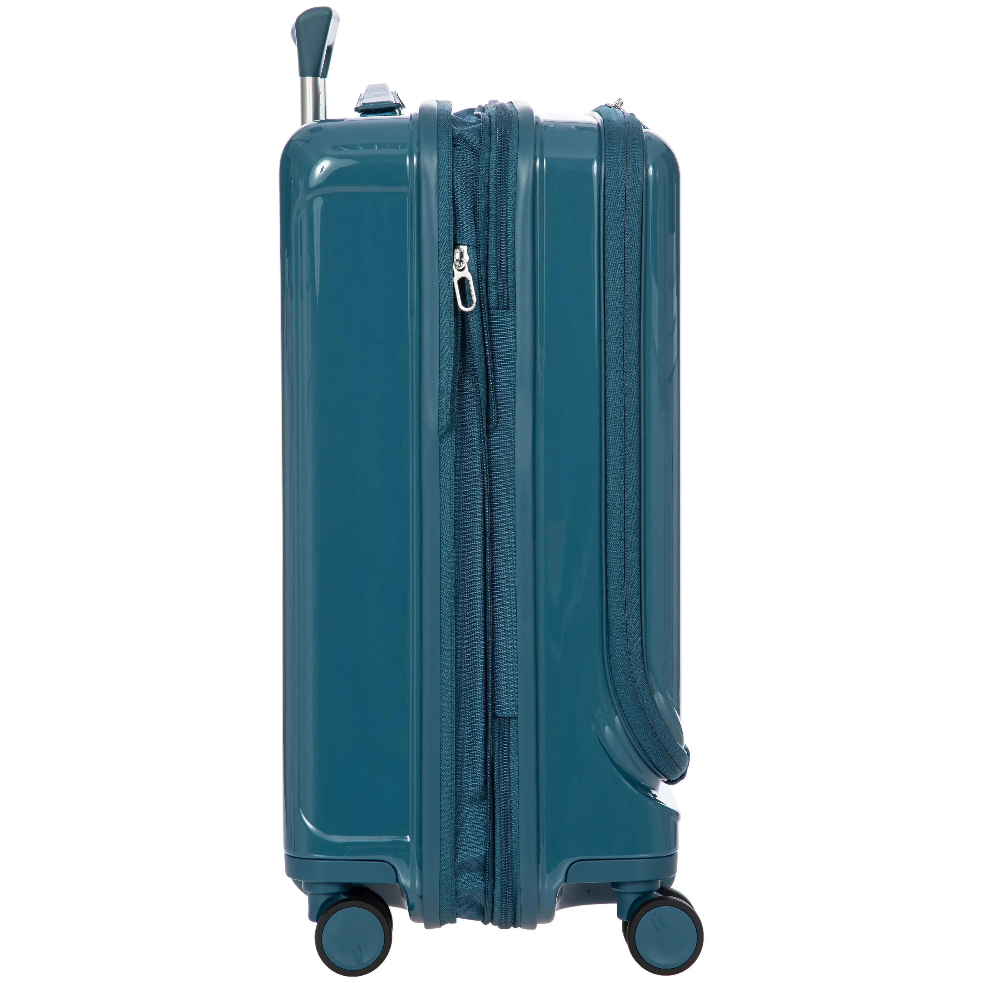 Brics Positano 4-wheel cabin trolley with front pocket 55 cm - Sea Green