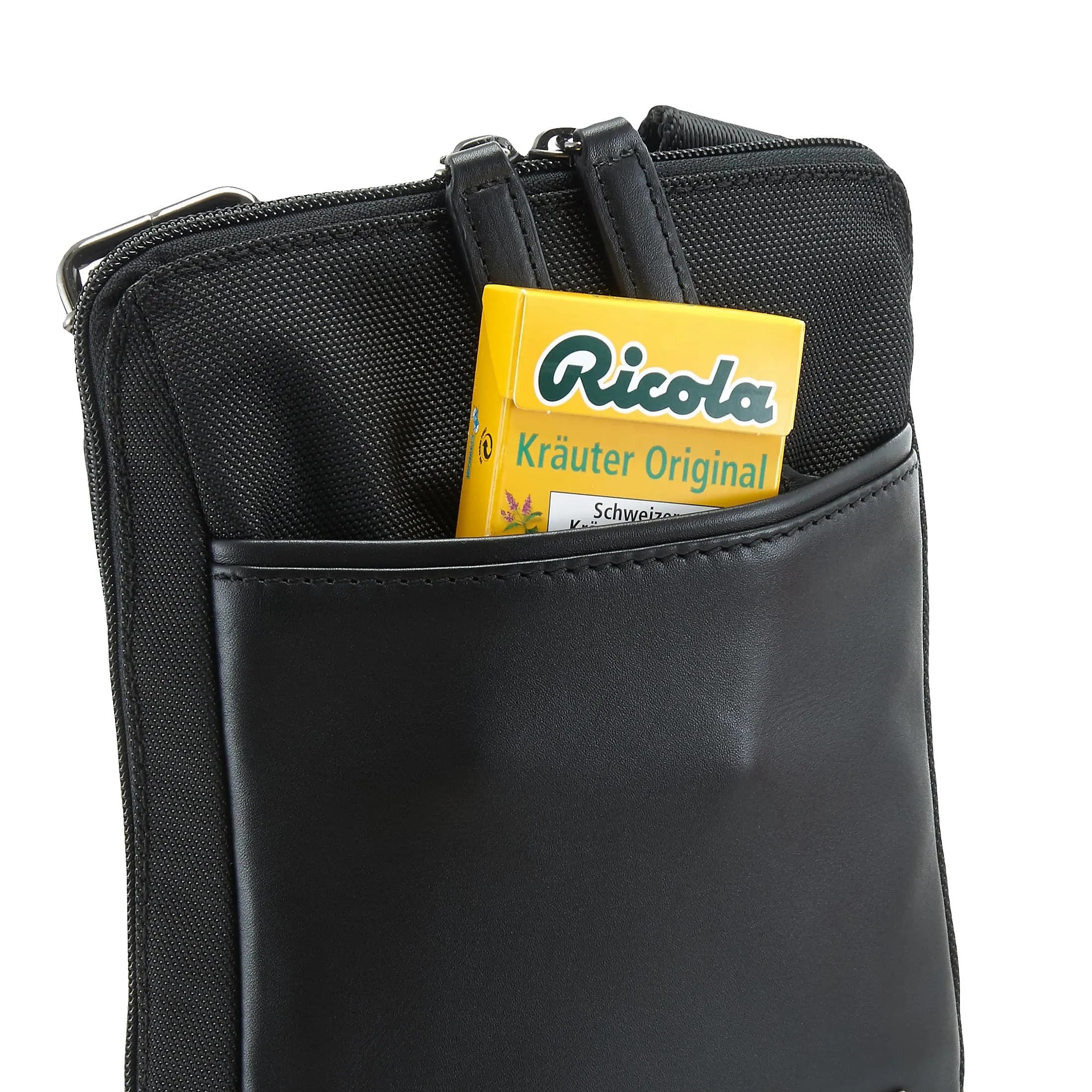 Brics Monza sac bandoulière 22 cm - noir