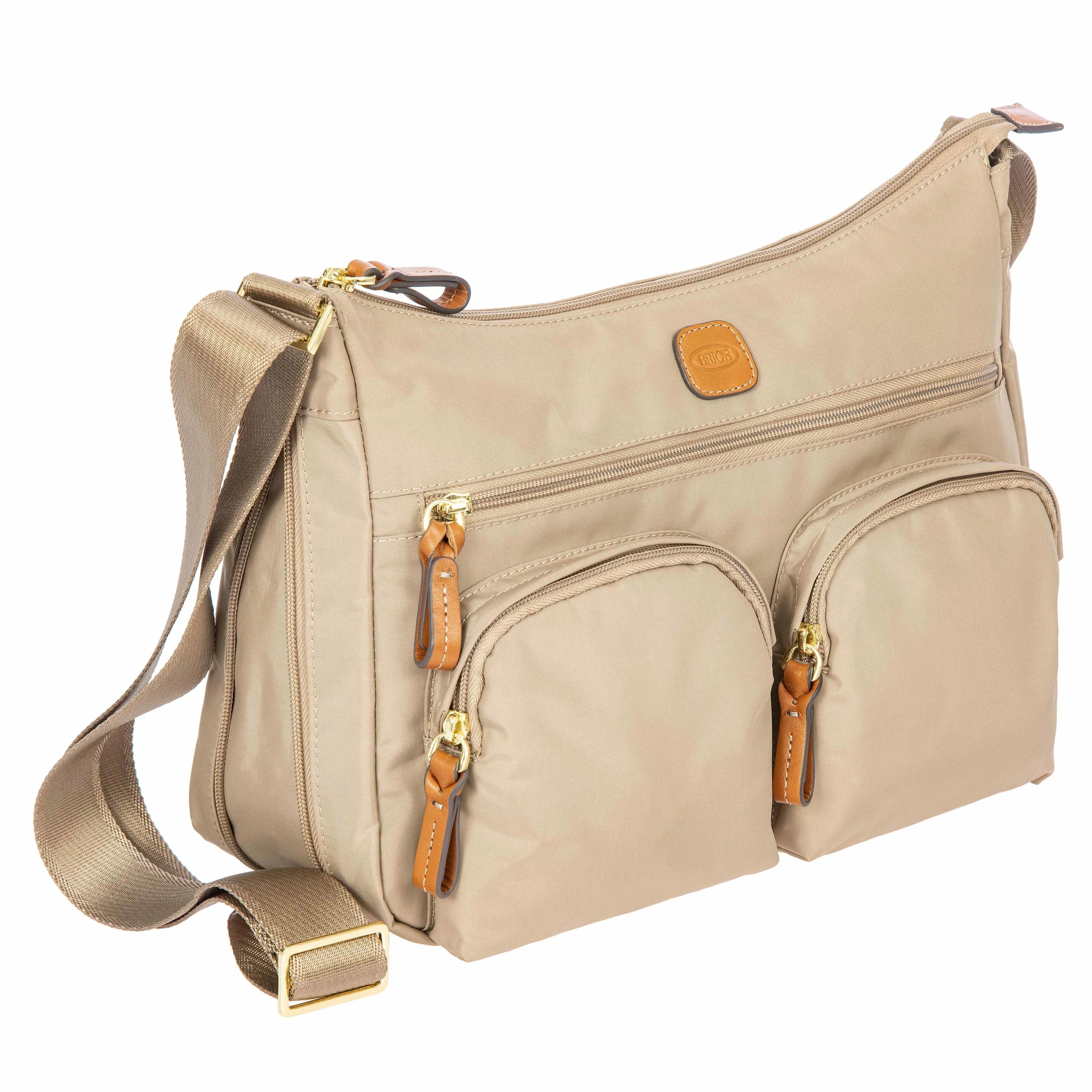 Brics X-Bag shoulder bag 34 cm - Sahara