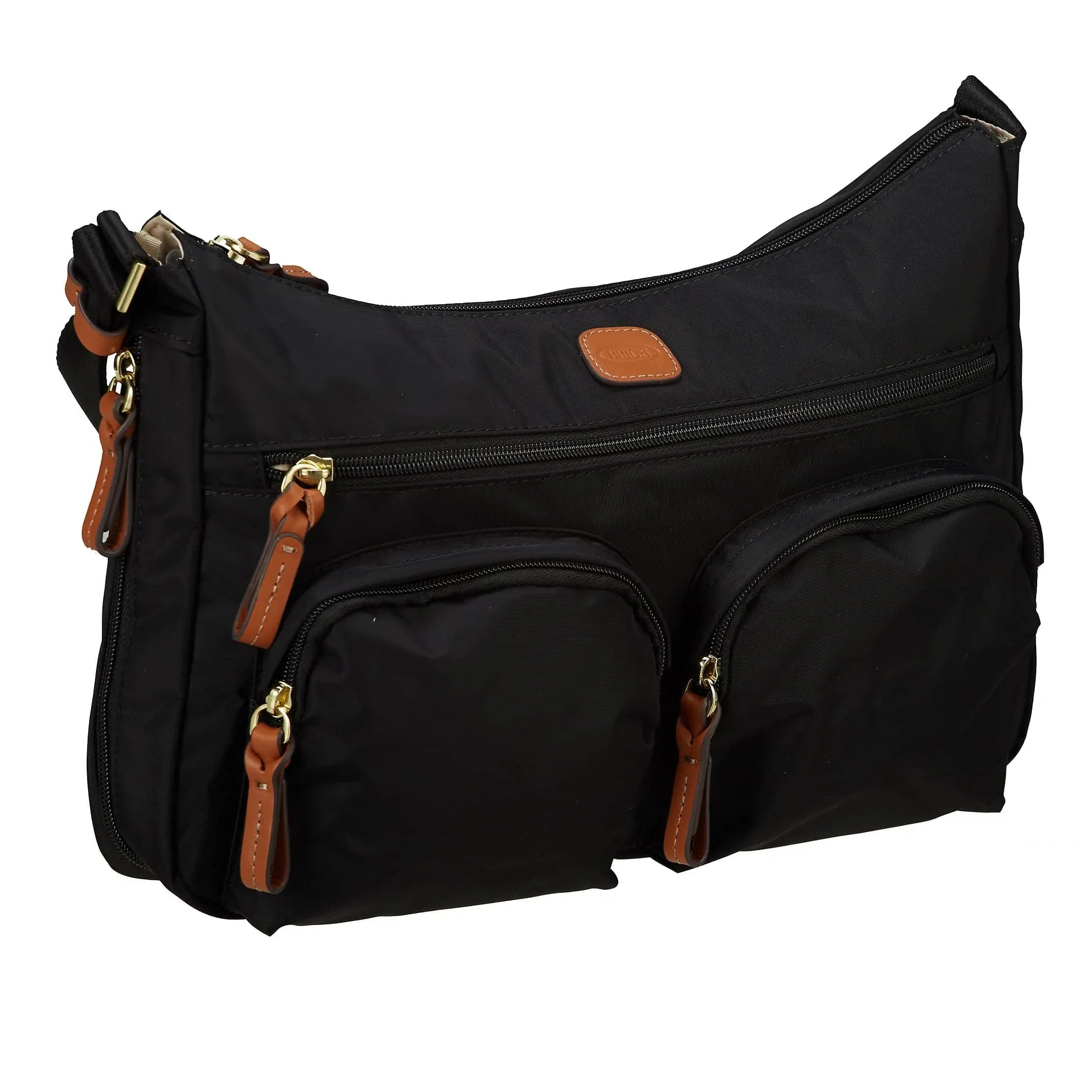 Brics X-Bag shoulder bag 34 cm - Olive