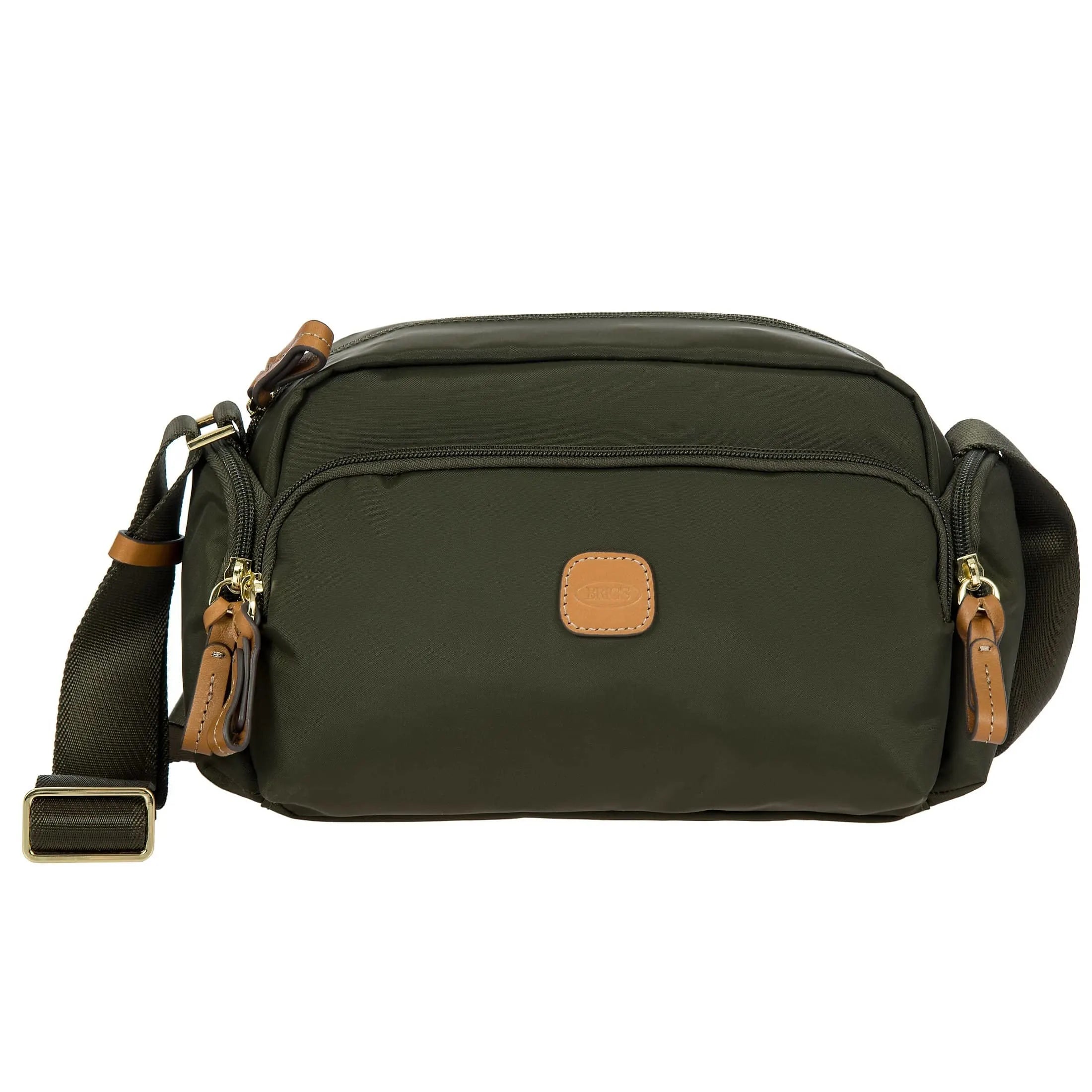 Brics X-Bag shoulder bag 30 cm - Olive