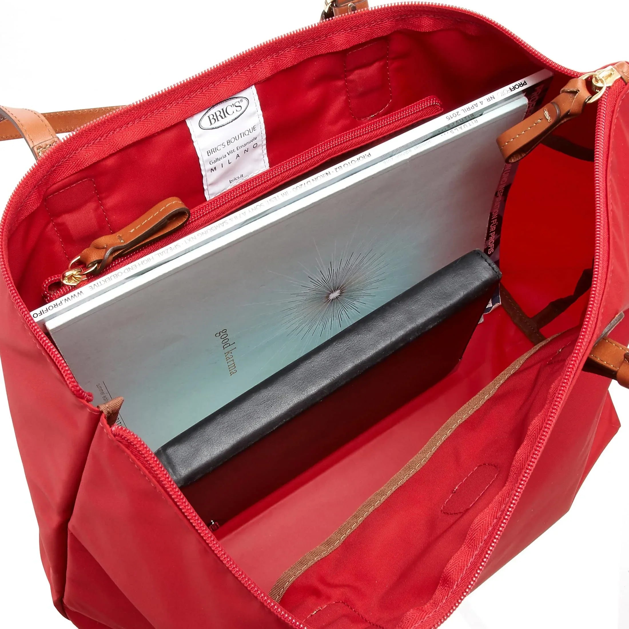 Brics X-Bag Shopper 36 cm - géranium