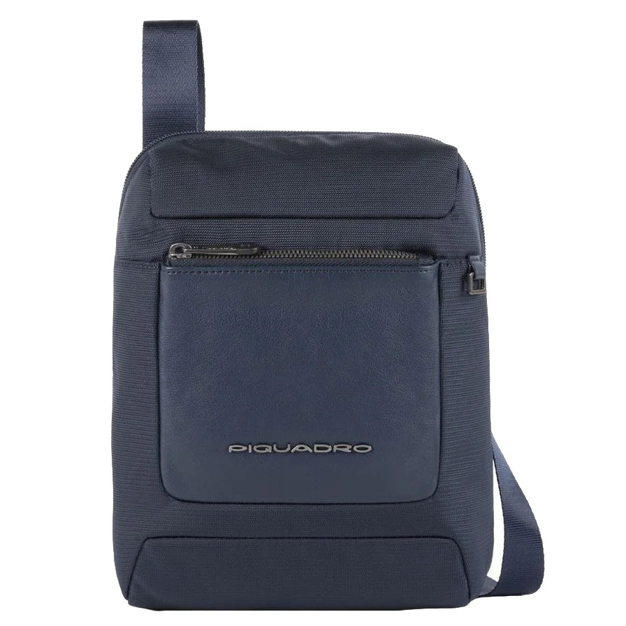Piquadro Macbeth shoulder bag 27 cm - Blue