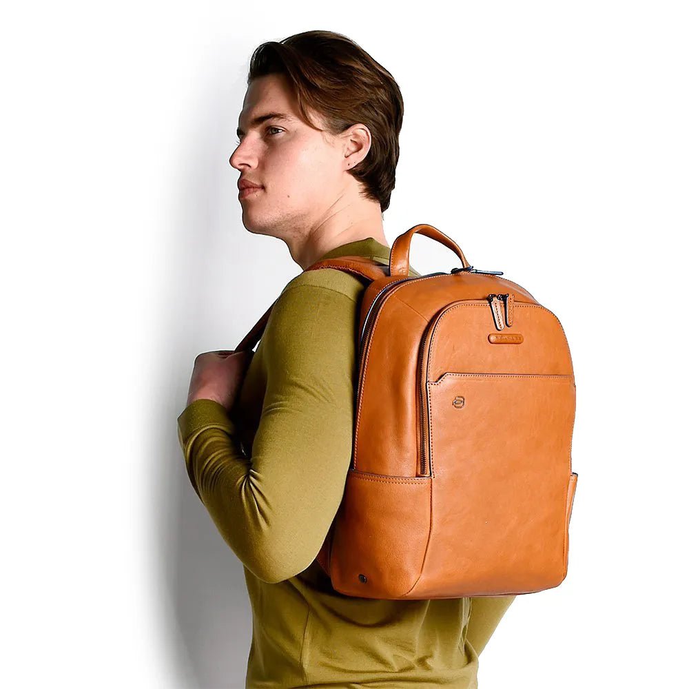 Piquadro Blue Square business backpack 39 cm - Green