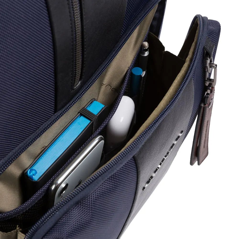 Piquadro Brief Sac à dos pour ordinateur portable 42 cm - Bleu