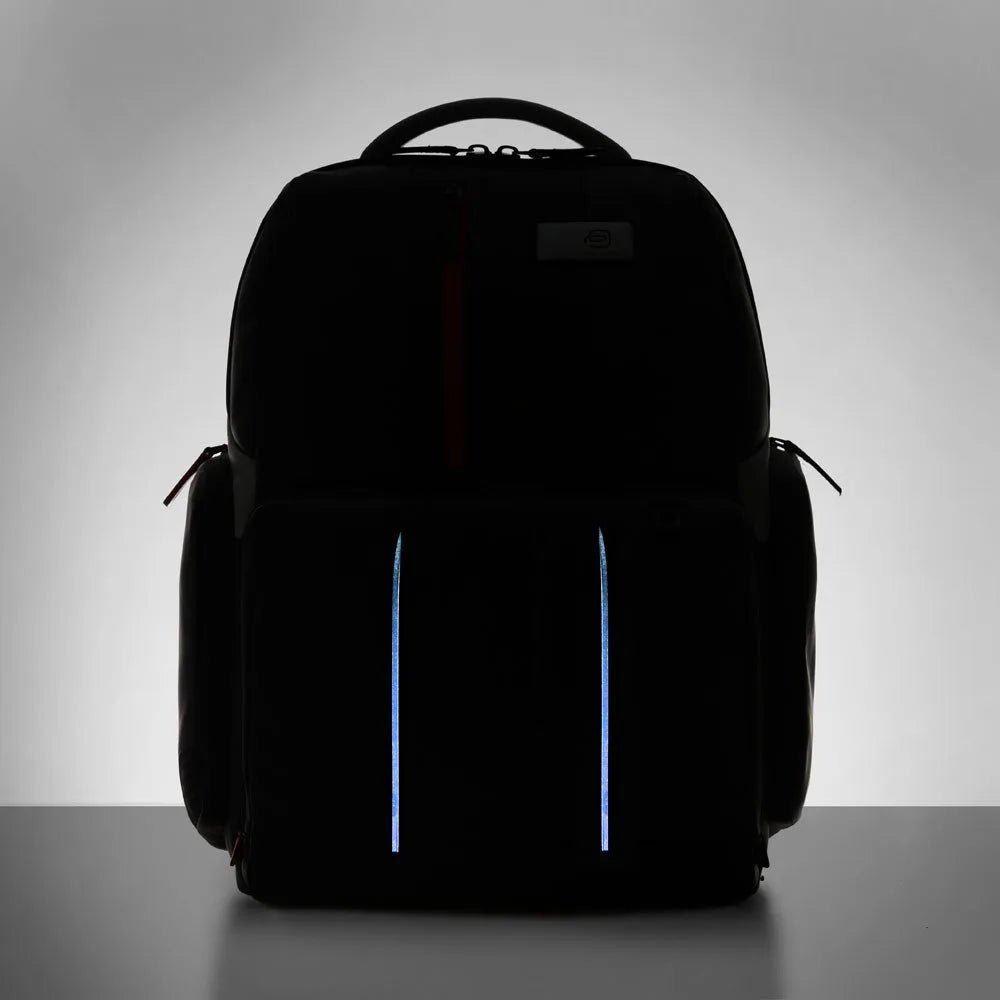 Piquadro Urban Fast-Check LED Laptop Backpack 44 cm - Gray