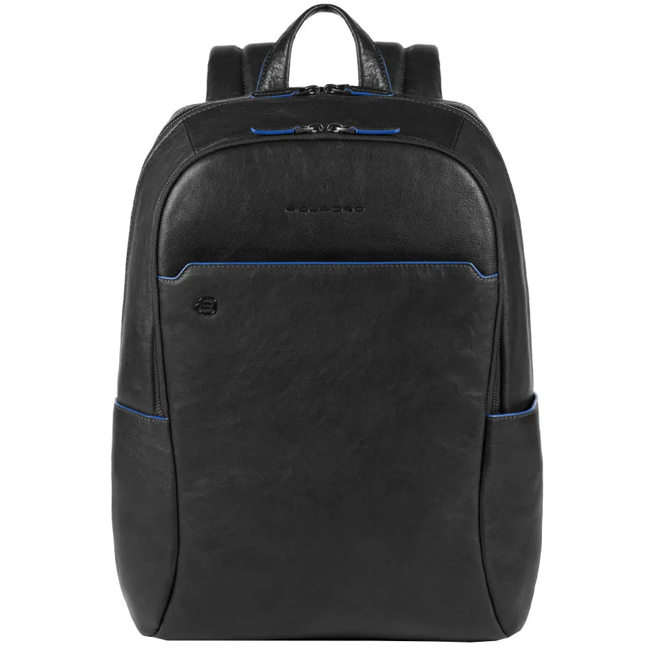 Piquadro Blue Square Laptop Backpack 43 cm - Black