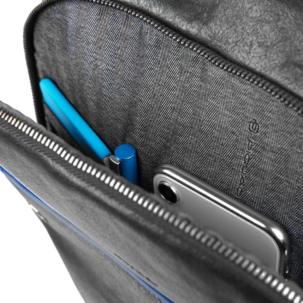 Piquadro Blue Square Sac à dos pour ordinateur portable 43 cm - Noir