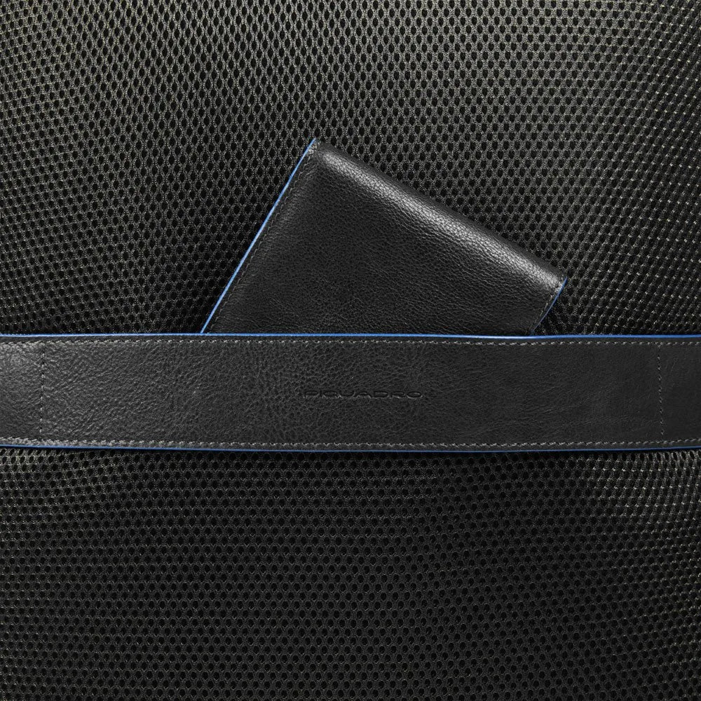 Piquadro Blue Square Laptop Backpack 43 cm - Black