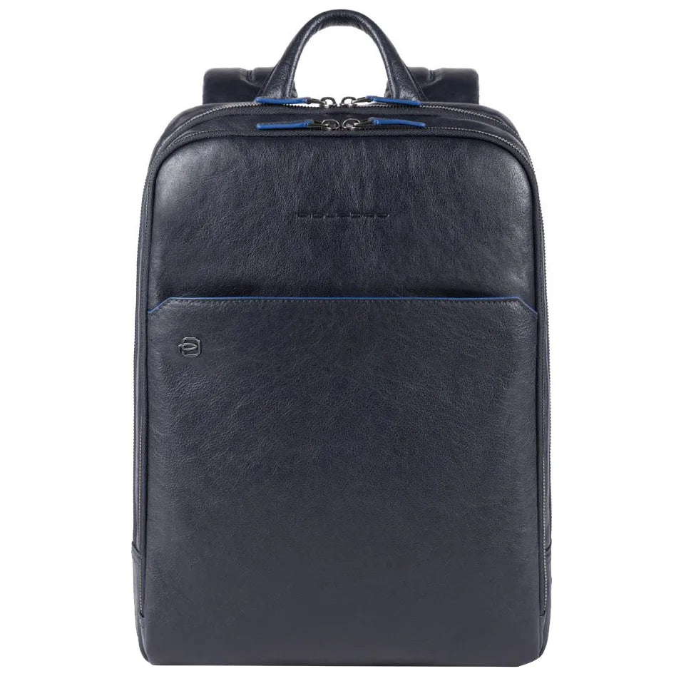 Piquadro Blue Square Laptop Backpack 39 cm - Blue