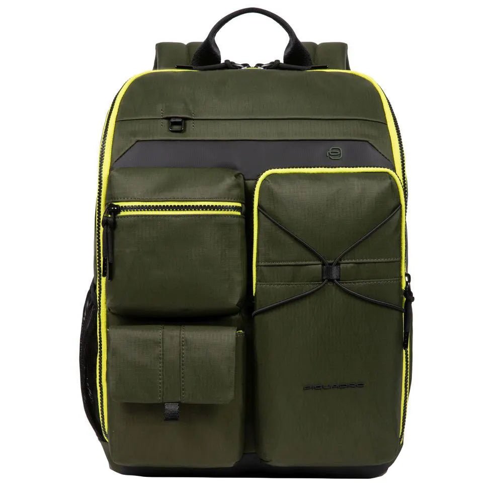 Piquadro Otello Backpack RFID 43 cm - Green
