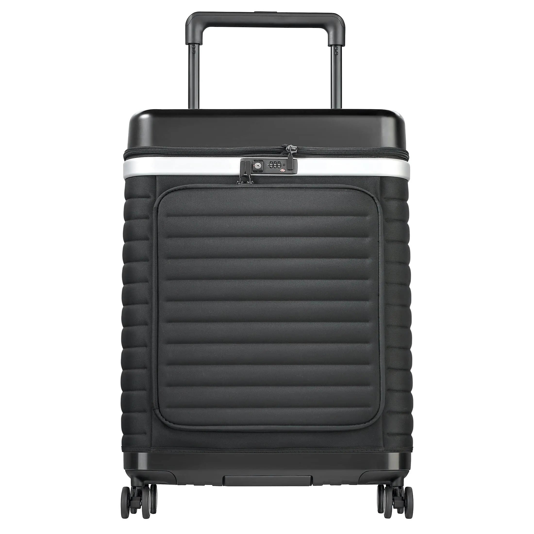 Black plastic suitcase cheap