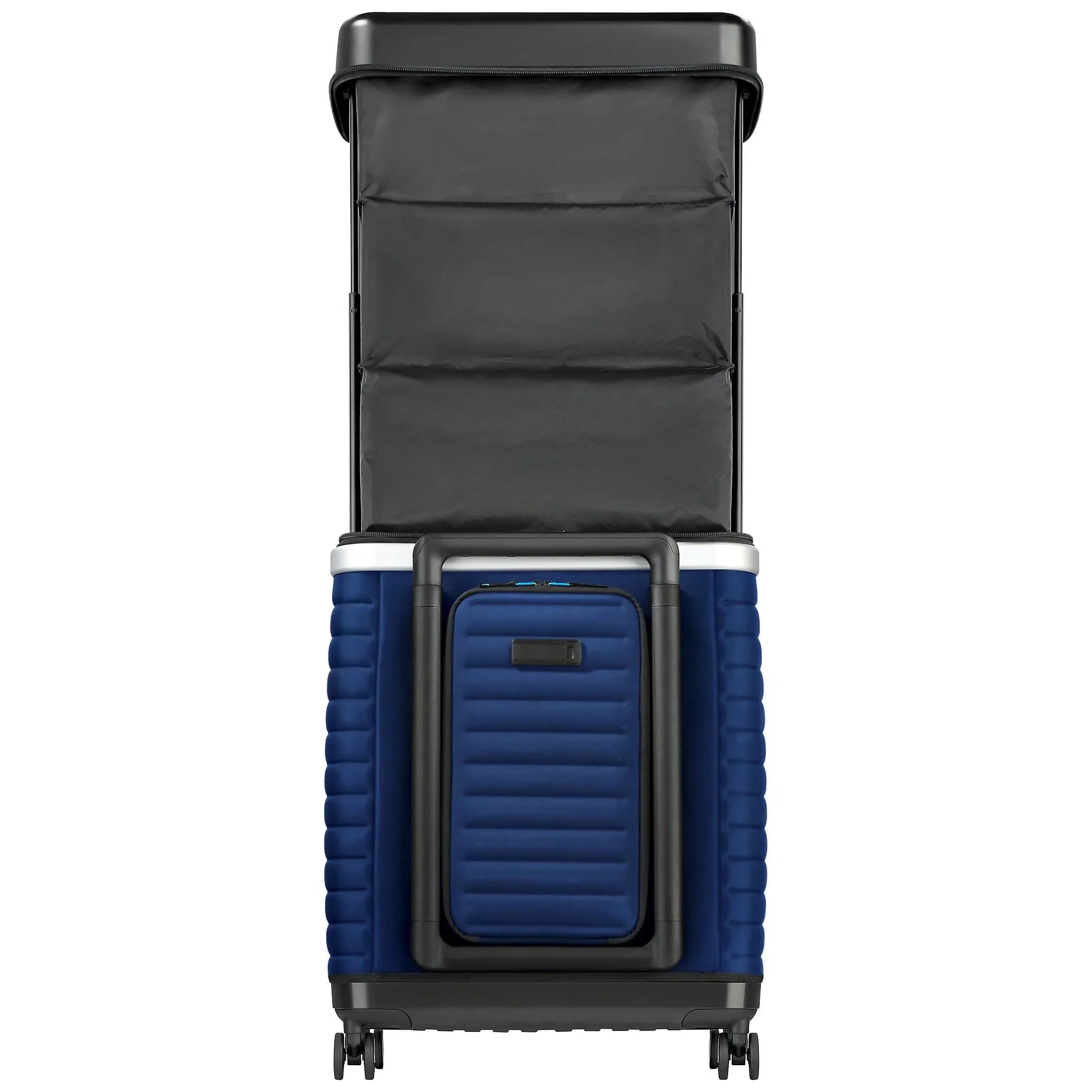 Pull Up Suitcase 4-wheel trolley L 76 cm - Estate Blue