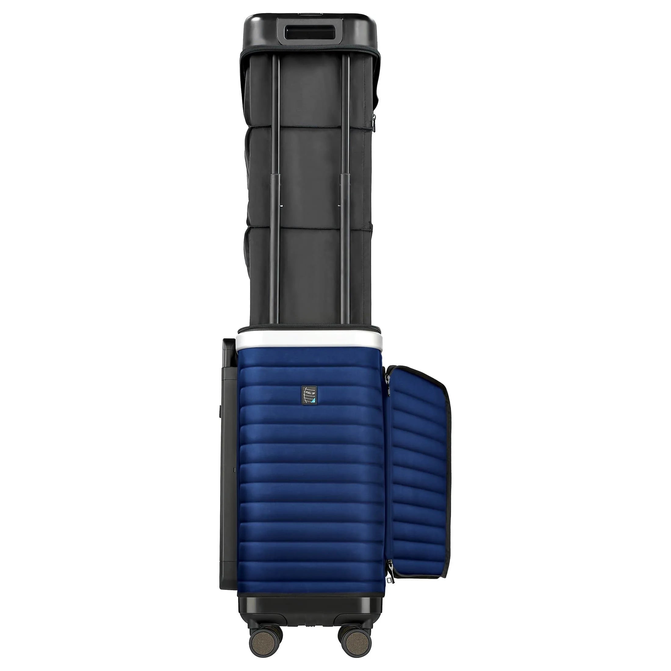 Pull Up Suitcase 4-wheel trolley L 76 cm - Estate Blue