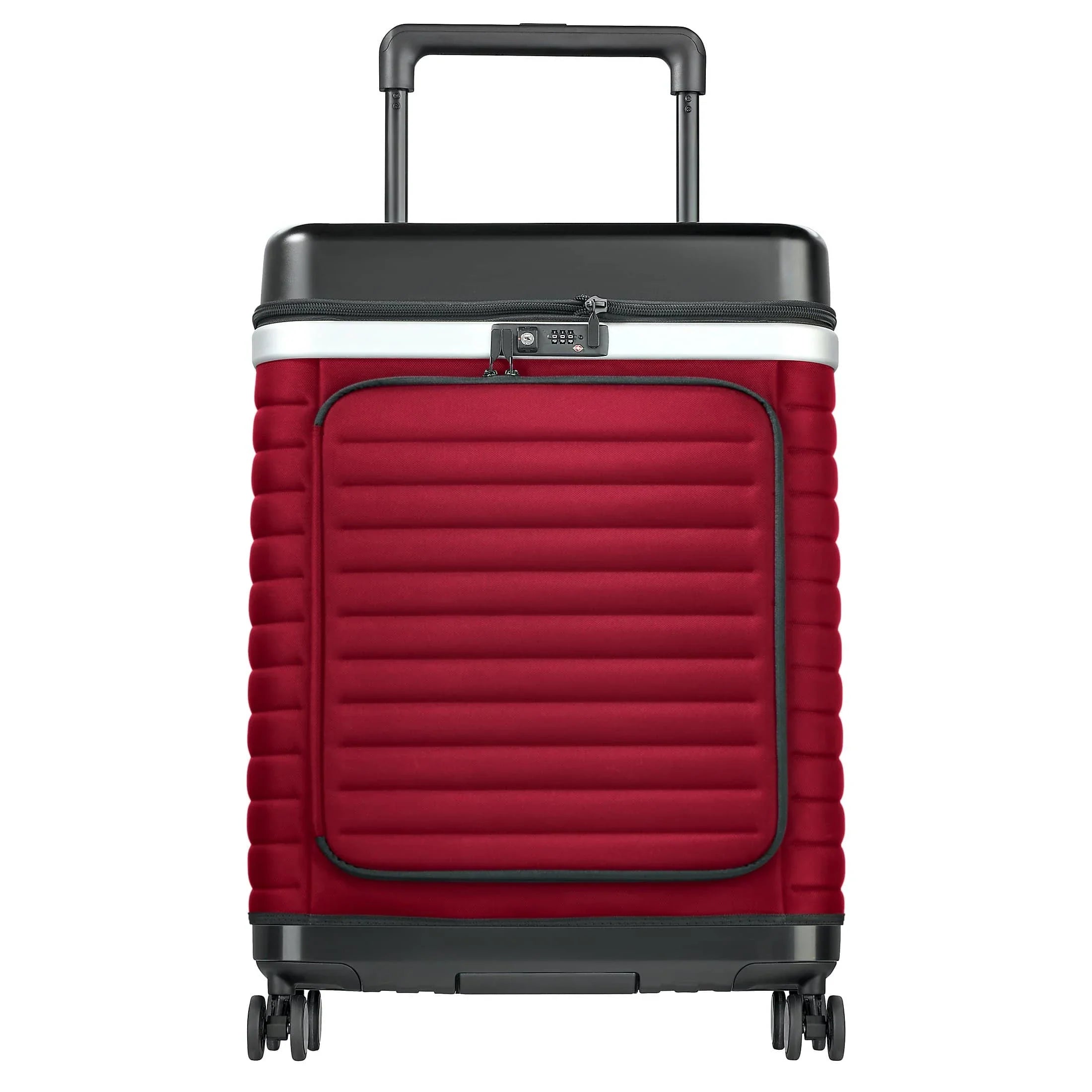 Valise Pull Up trolley 4 roues L 76 cm - Cosmo Rouge