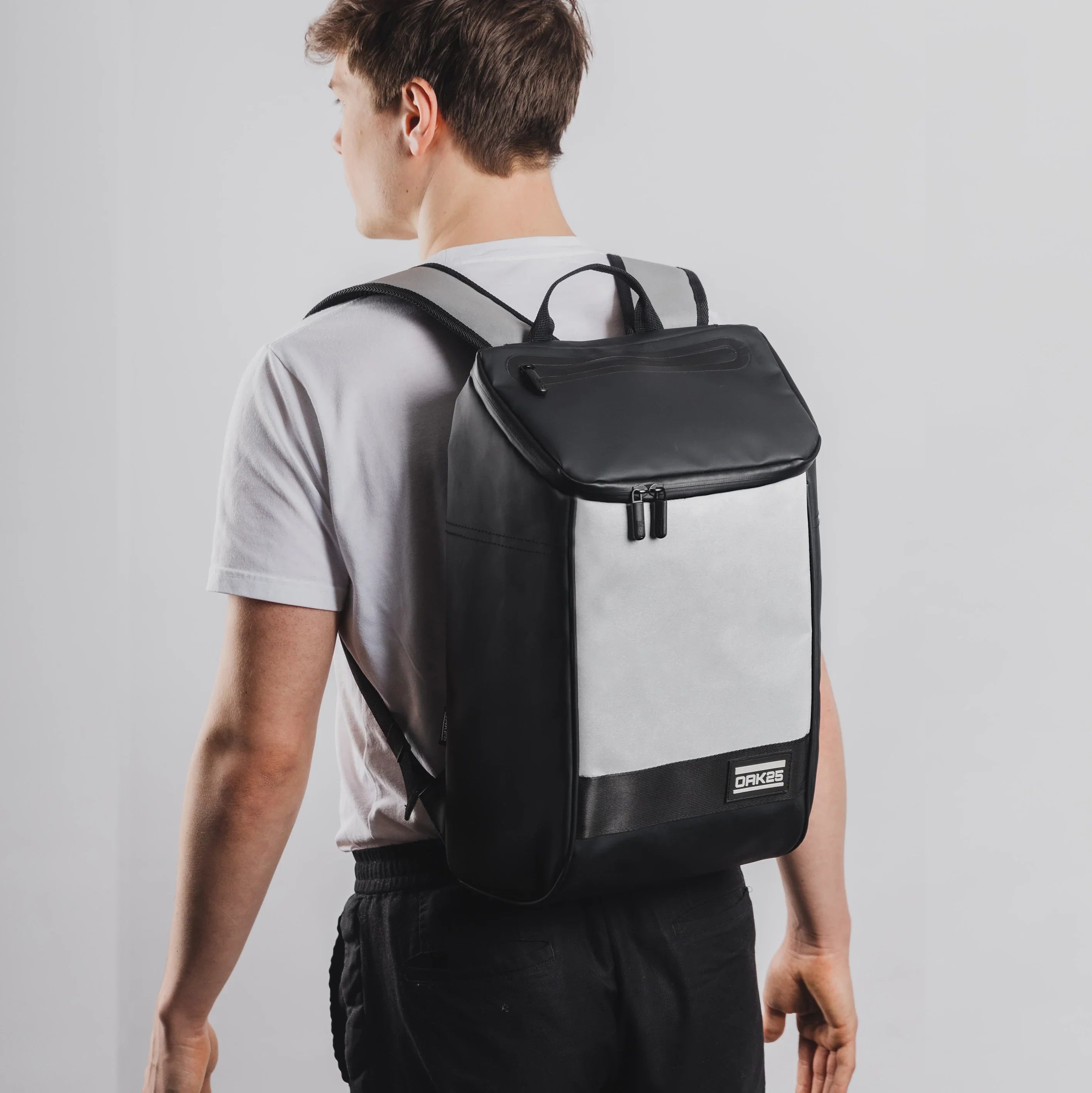 Oak25 Daybag Reflective Backpack 44 cm - Grey/Black
