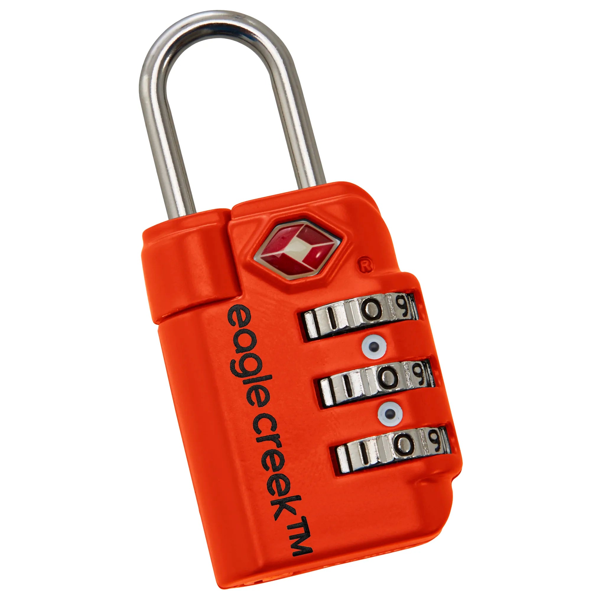 Eagle Creek Necessities Security 3-Dial TSA Lock and Cable 6 cm - flame orange