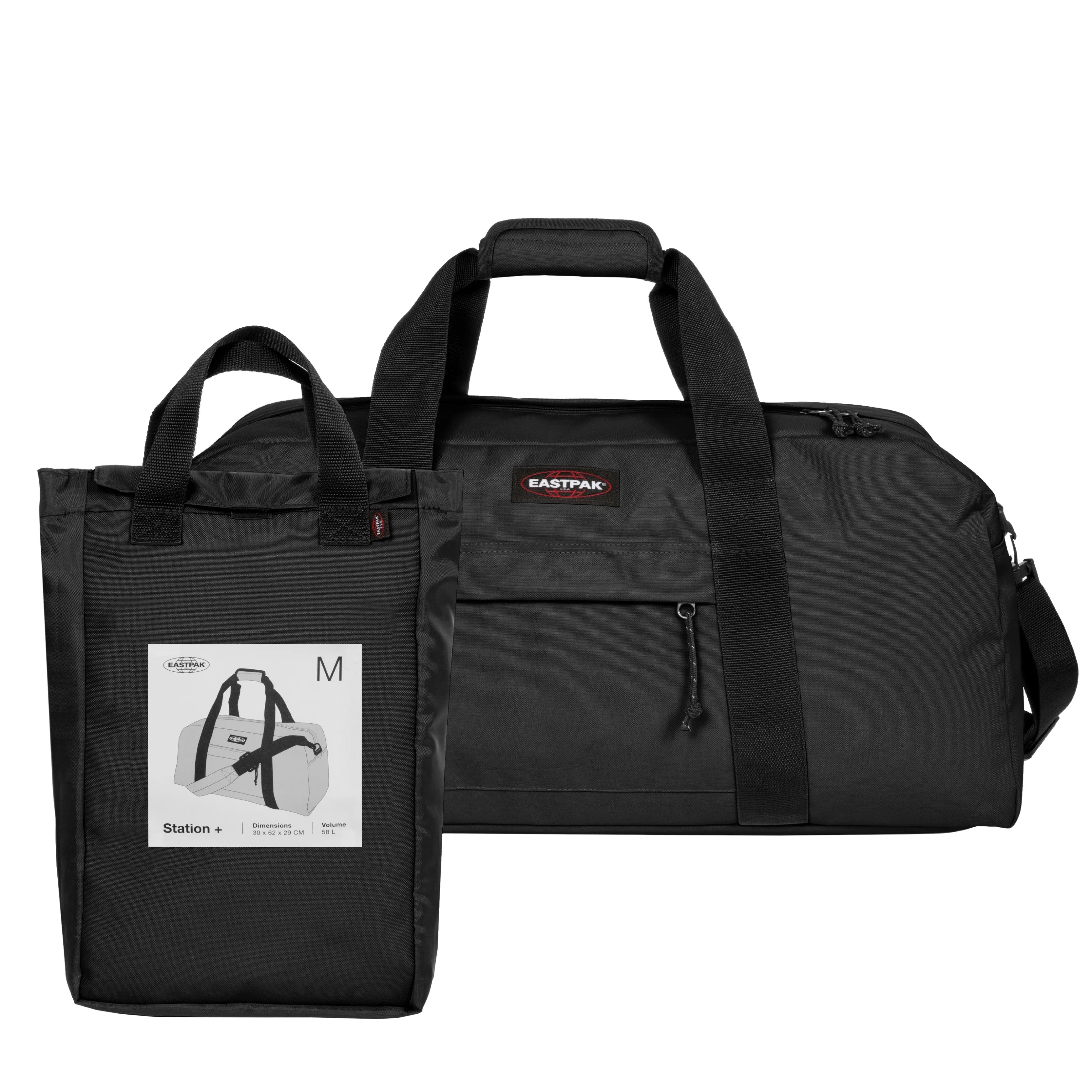 Eastpak Authentic Travel Station Plus travel bag 62 cm - Black Denim
