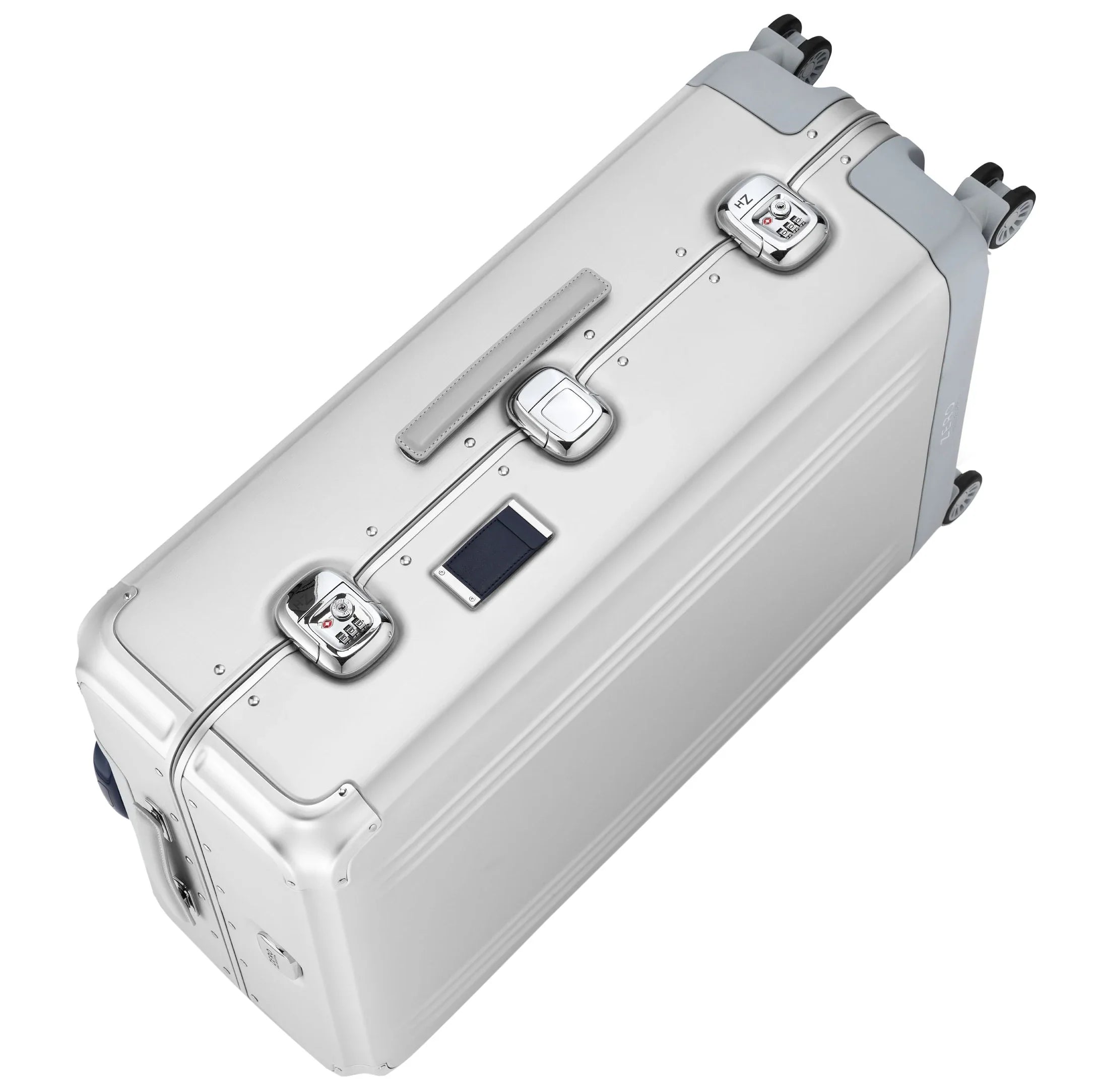 Zero Halliburton Pursuit Check In Luggage 4-Rollen Trolley 77 cm - Silver
