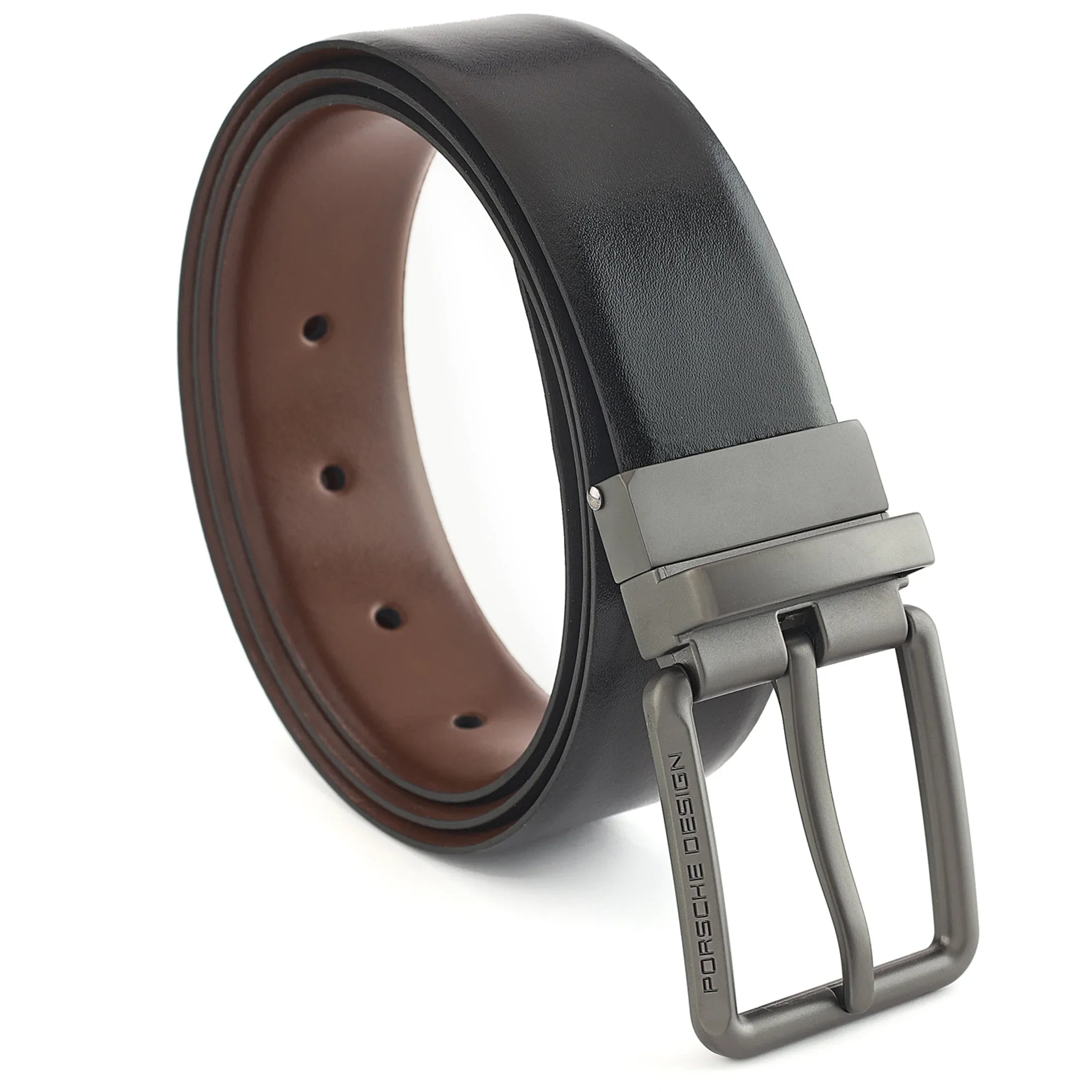 Porsche Design Business Belt Reversible belt 35 - Cognac/90 cm