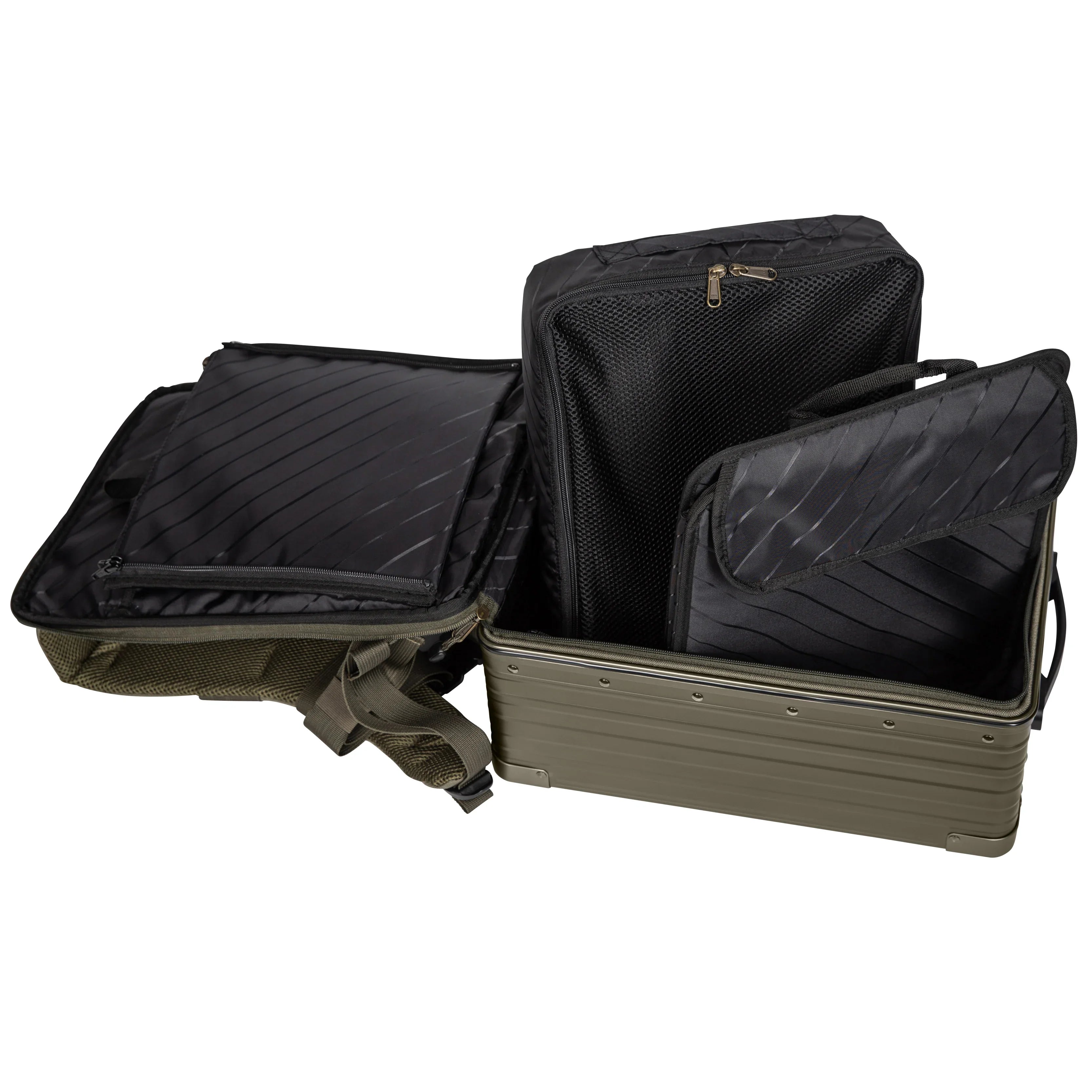 Aleon Backpack 17 Zoll Hybrid Rucksack 42 cm - Platinum