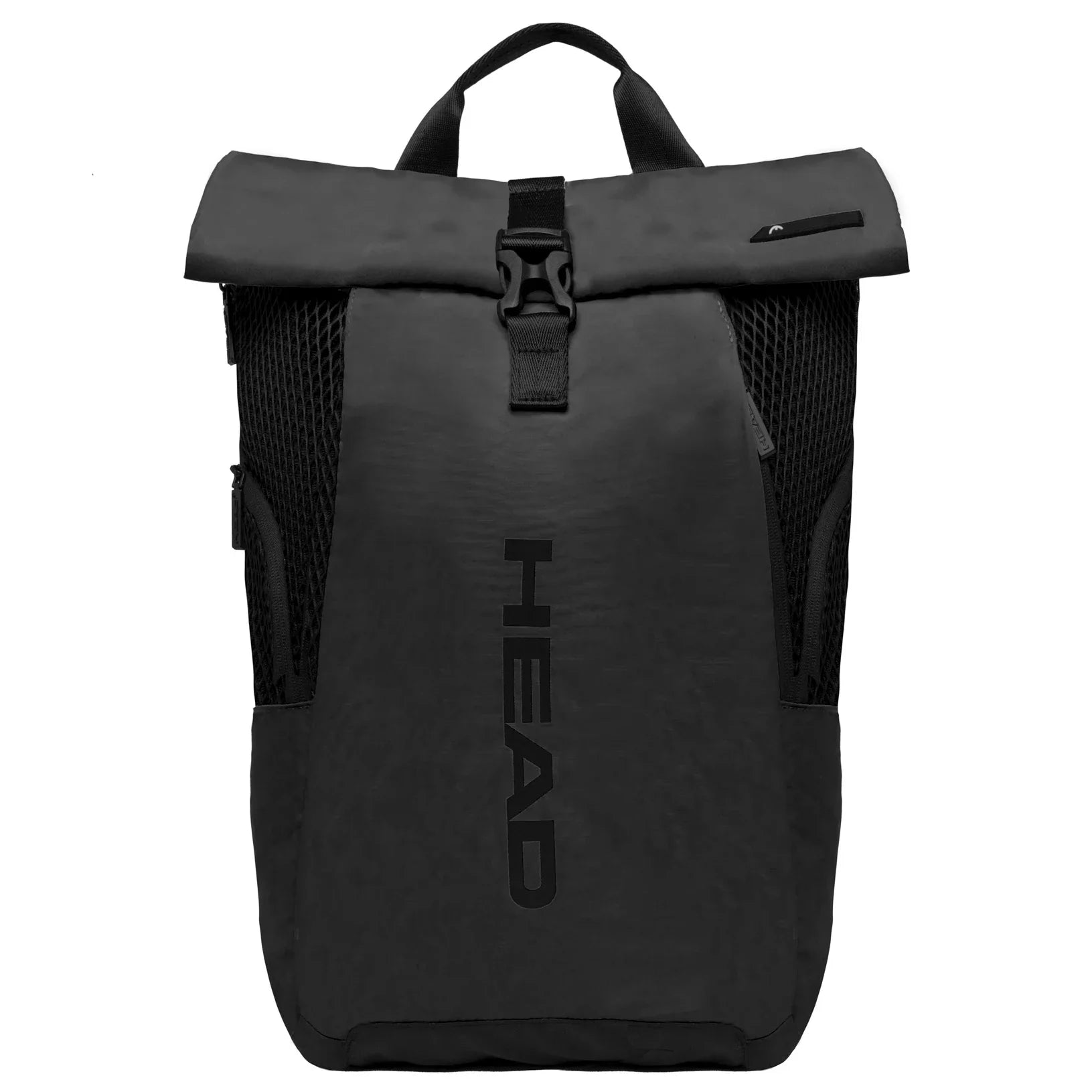 Head Net Backpack Roll-up 45 cm - black