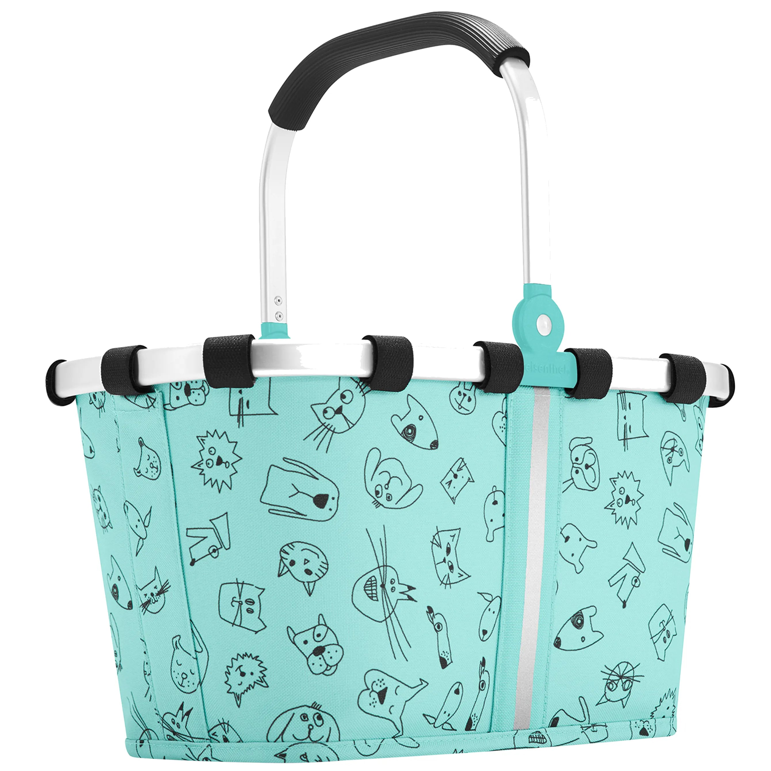 Reisenthel Kids Carrybag XS 33 cm - cats and dogs mint
