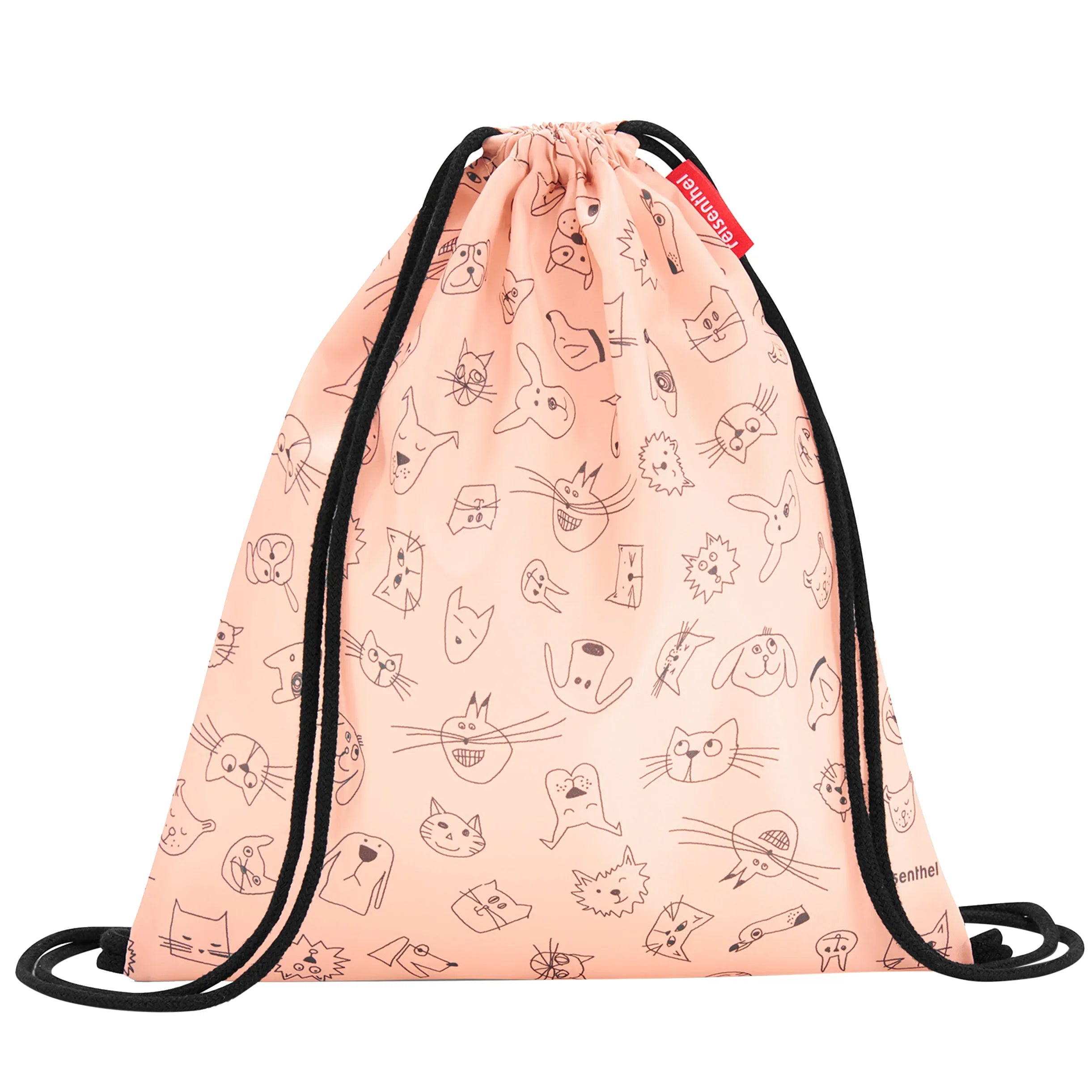 Reisenthel Kids Mysack sports bag 34 cm - cats and dogs rose