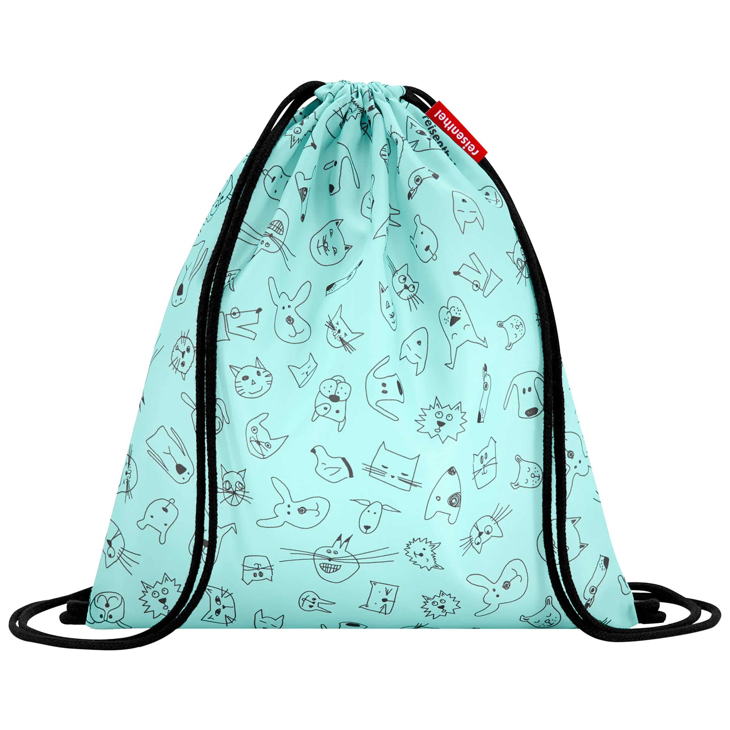 Reisenthel Kids Mysack sports bag 34 cm - cats and dogs mint