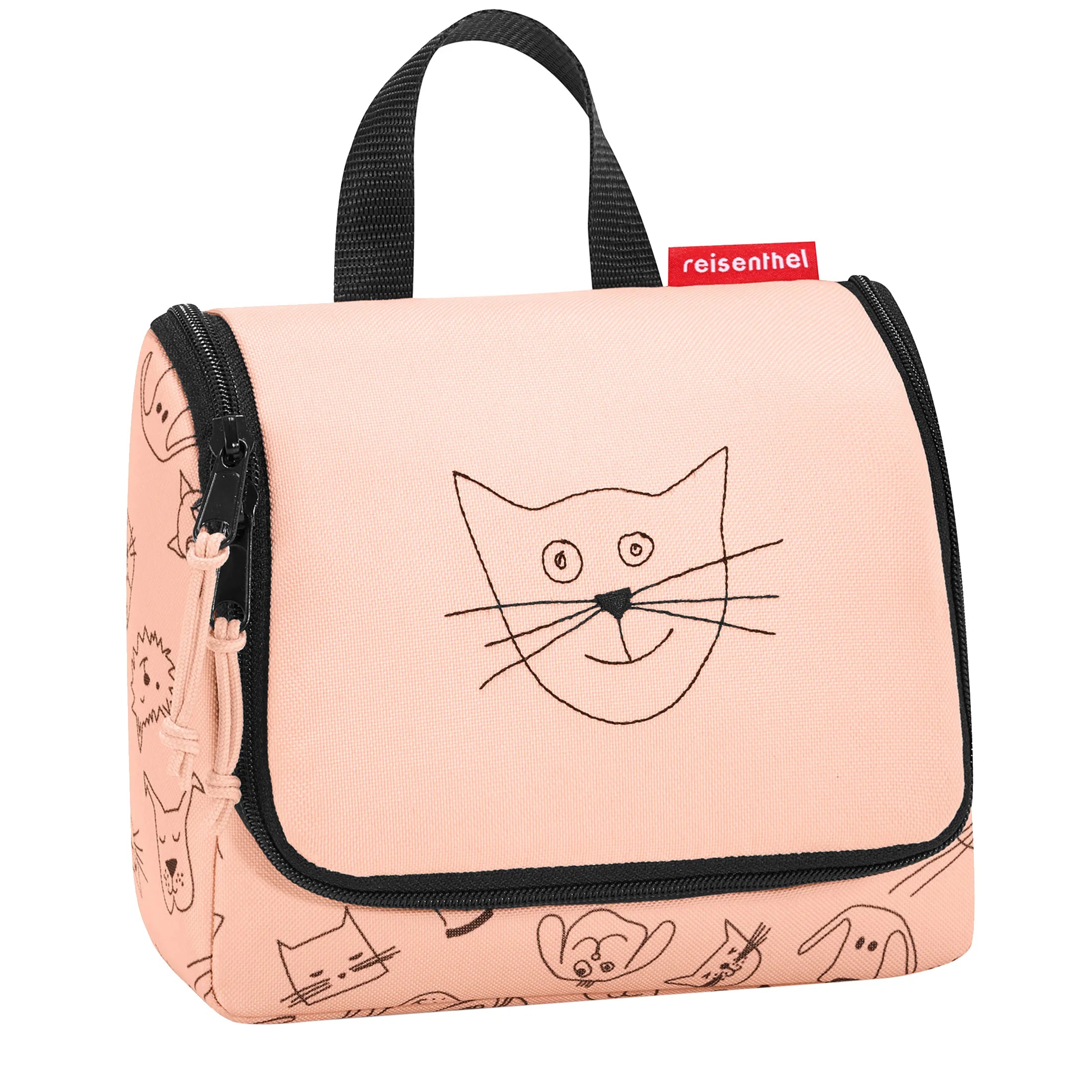 Reisenthel Kids Toiletbag S toiletry bag 18 cm - cats and dogs rose