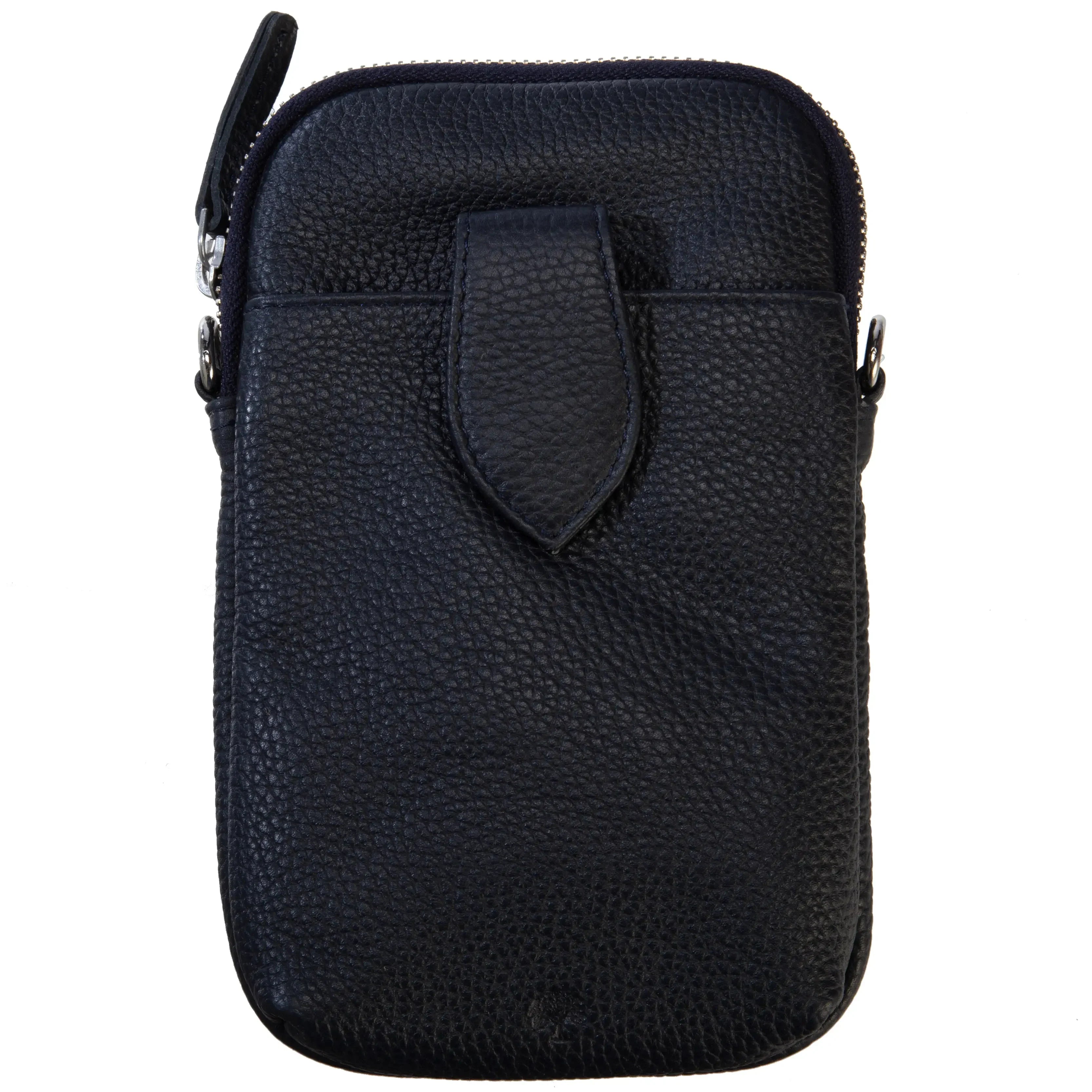 koffer-direkt.de Prato cell phone shoulder bag 20 cm - dark blue