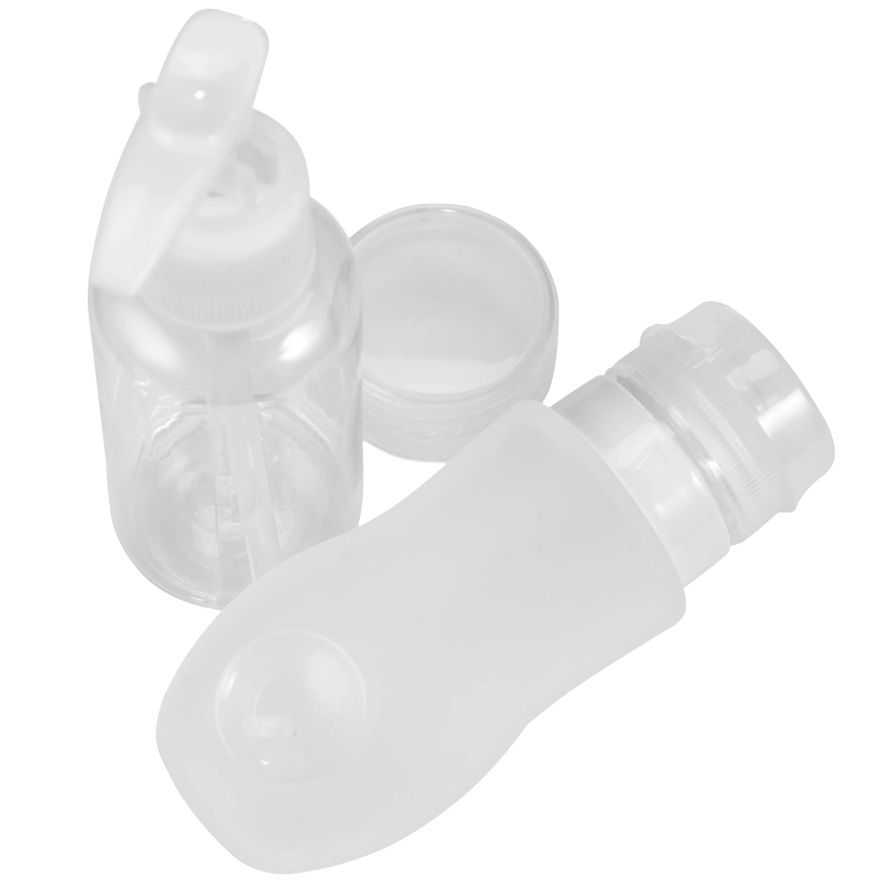 koffer-direkt.de Zubehör Kosmetikbag mit Flaschen - transparent
