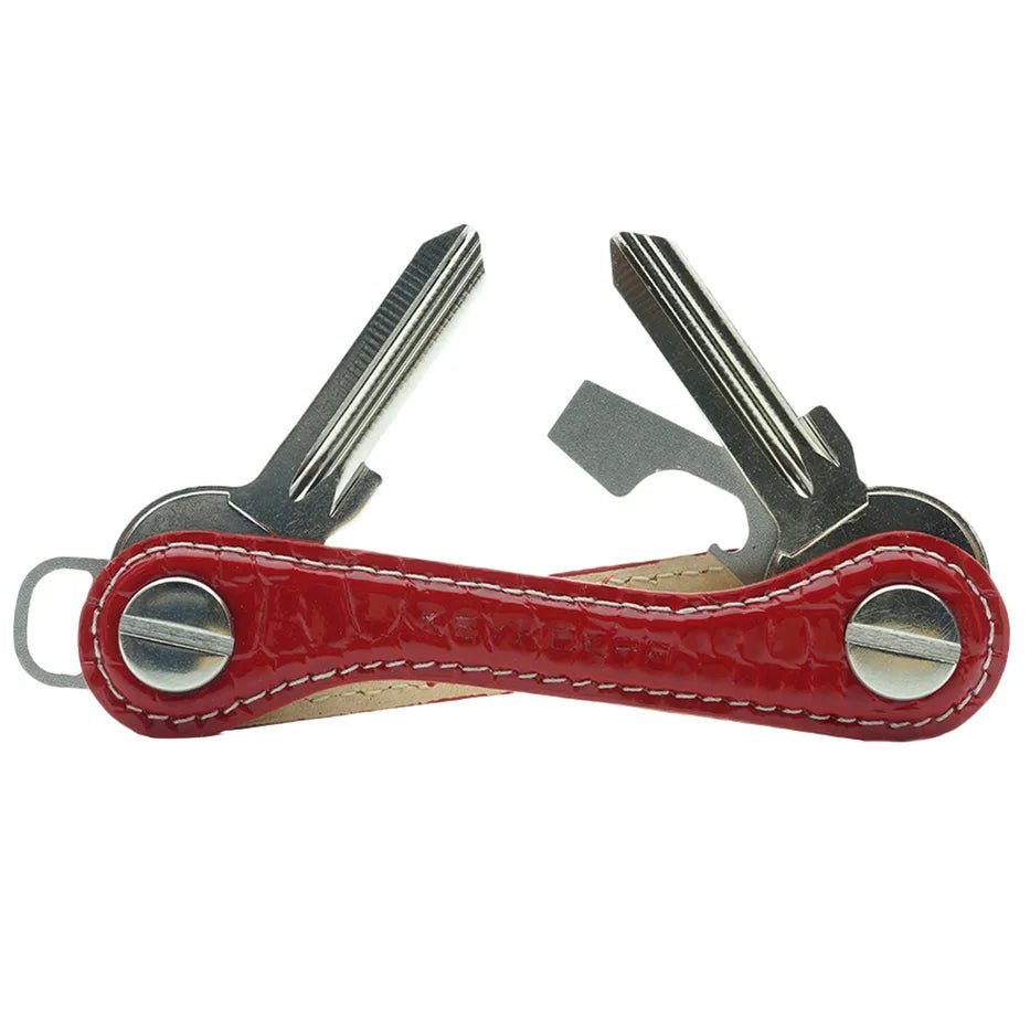 Keykeepa Leder Exklusiv Schlüssel Organizer - cayman red