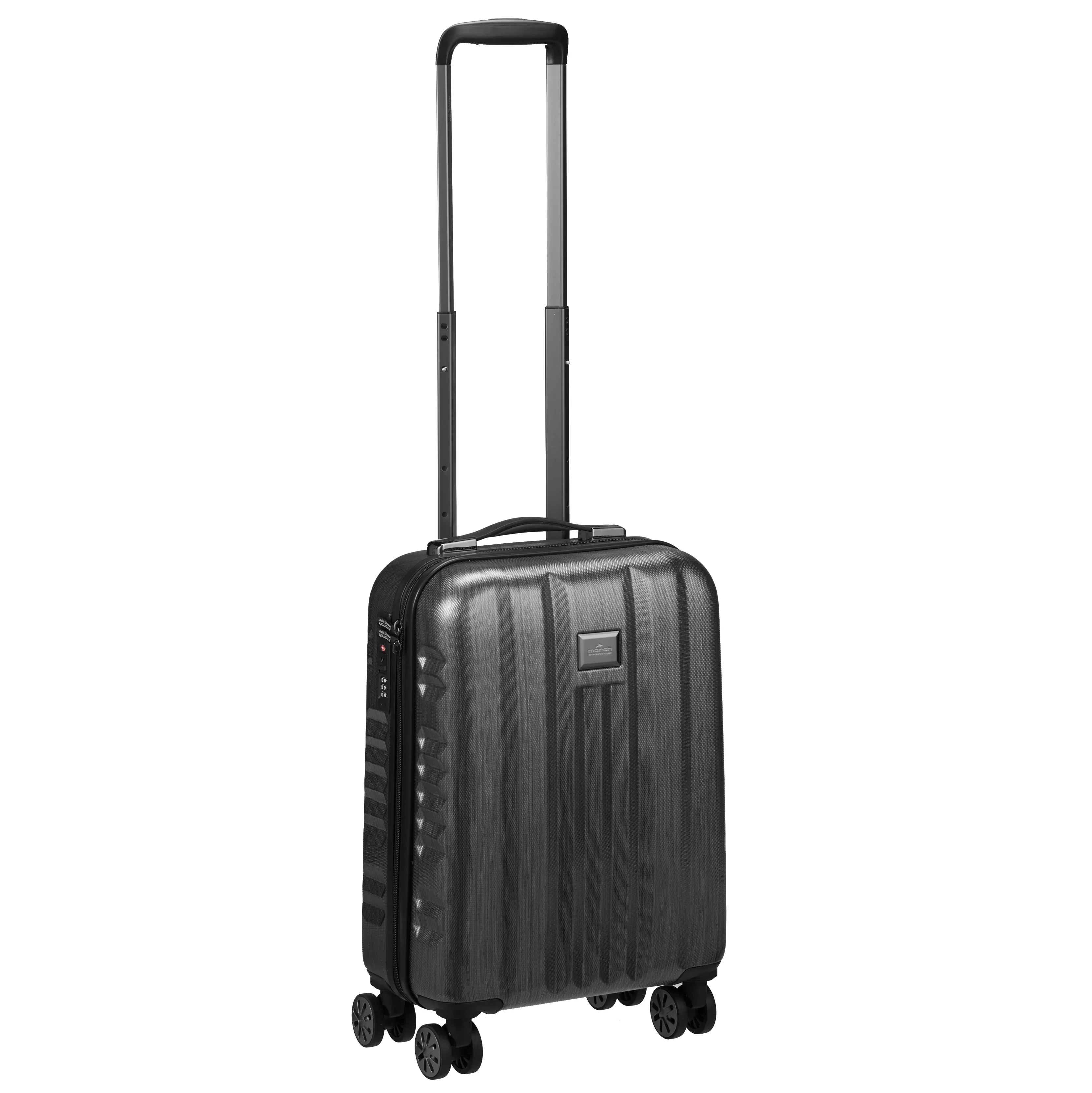 March 15 Trading Fly 4-wheel trolley 55 cm - black brushed