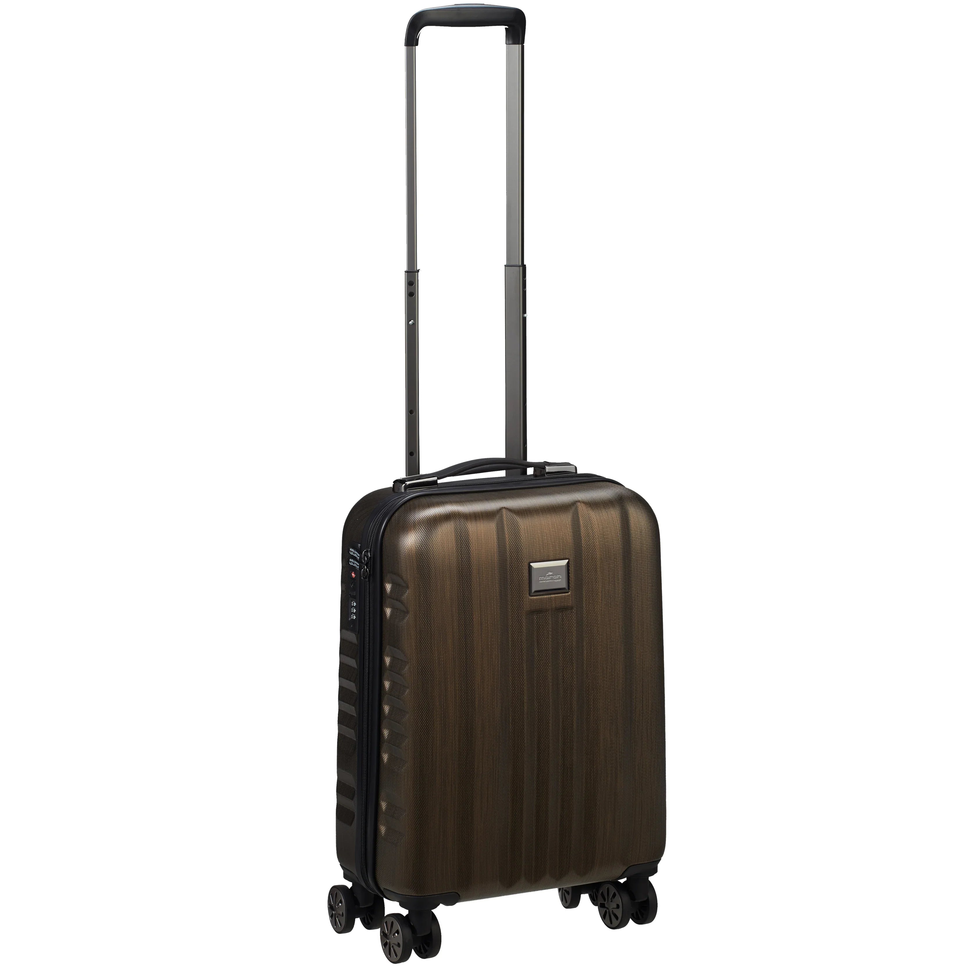 March 15 Trading Fly 4-wheel trolley 55 cm - bronze brushed